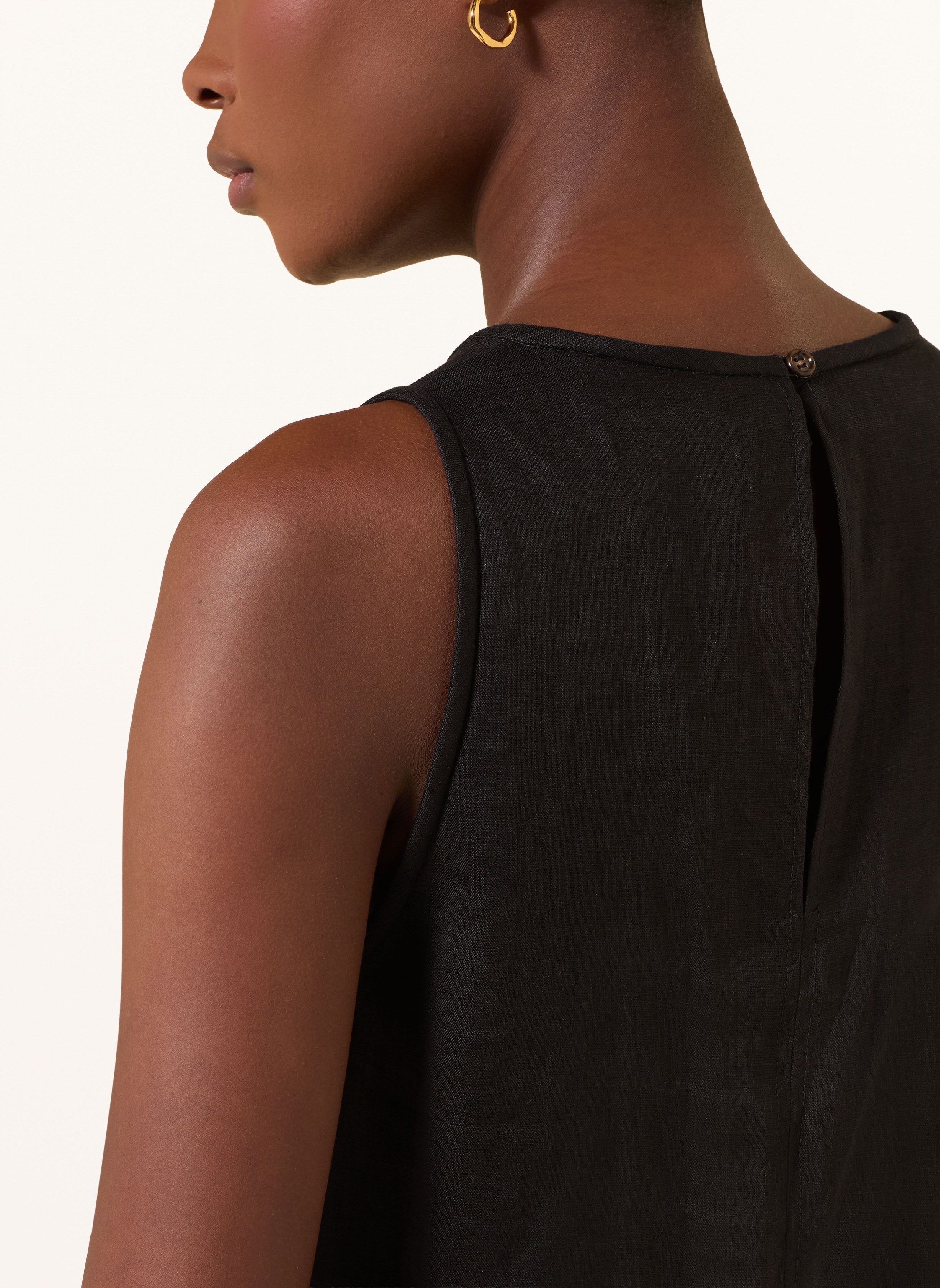 Thumbnail - Ottod'ame Leinenkleid schwarz