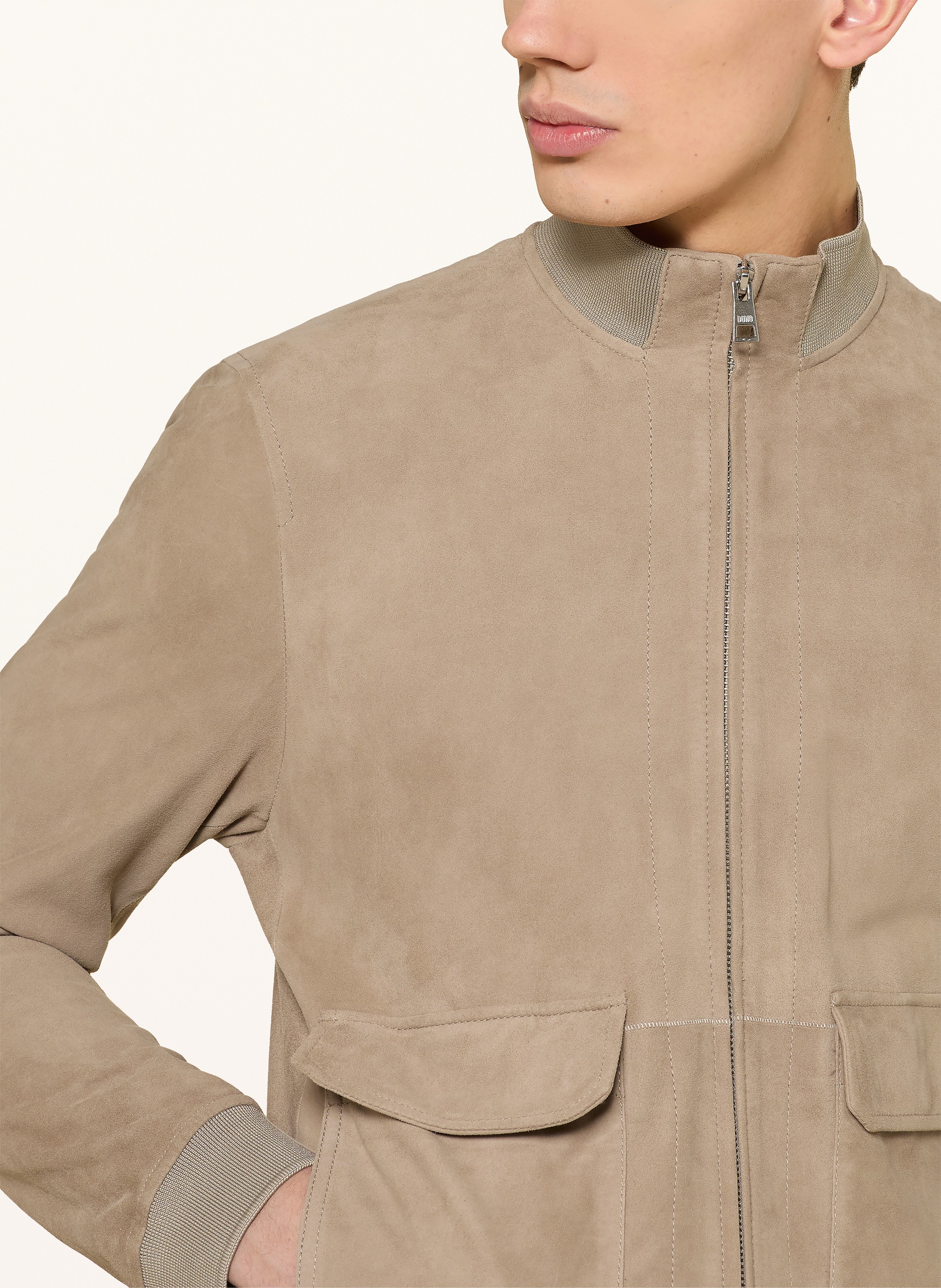 Thumbnail - Duno Lederjacke Octane beige