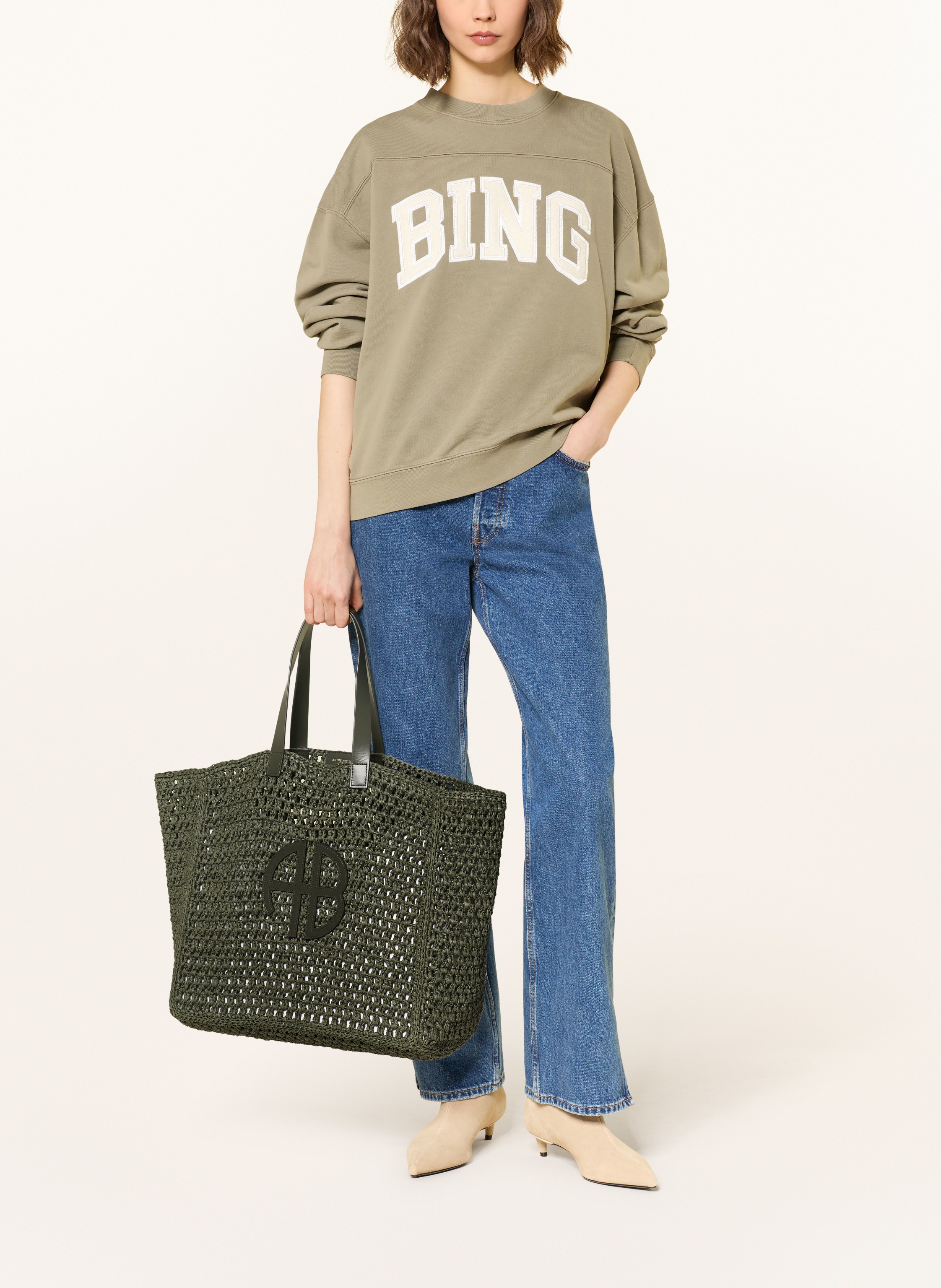 Thumbnail - Anine Bing Shopper Rio gruen