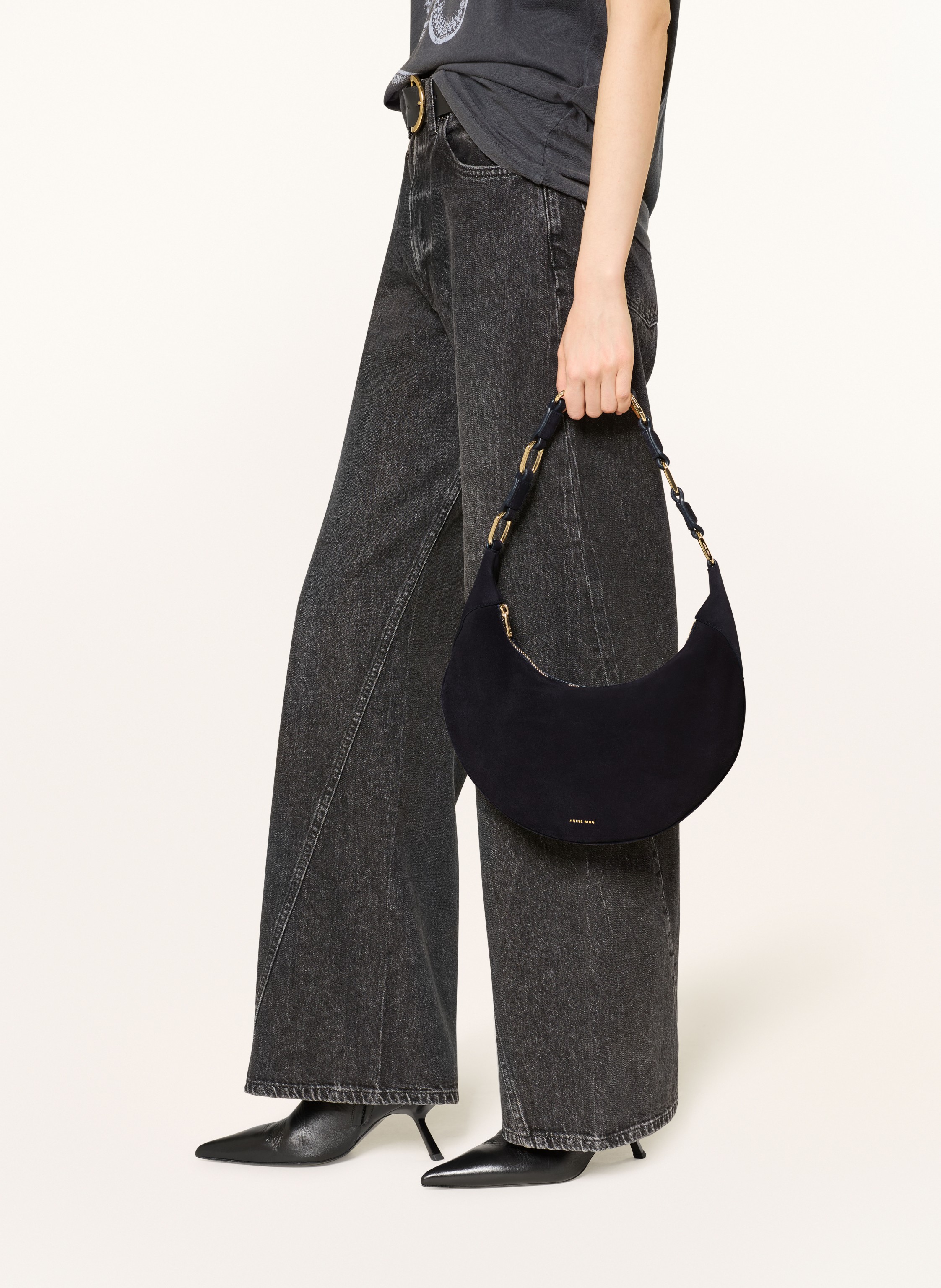 Thumbnail - Anine Bing Schultertasche Kate blau