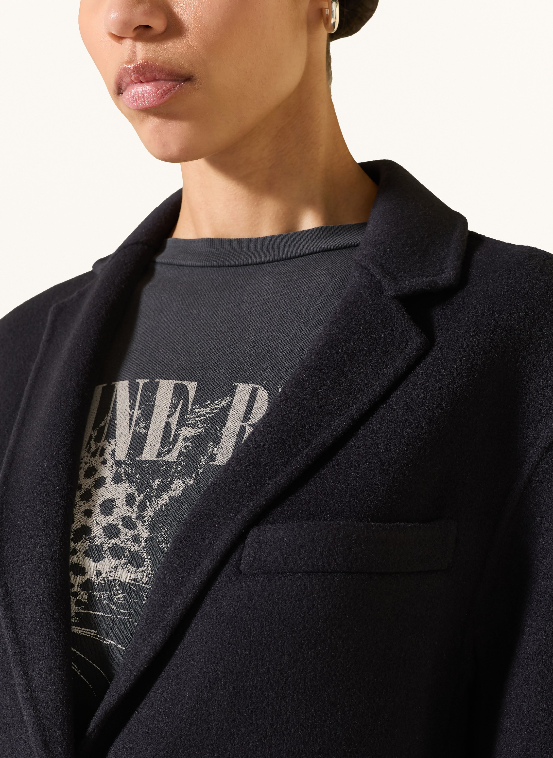 Thumbnail - Anine Bing Blazer Quinn blau