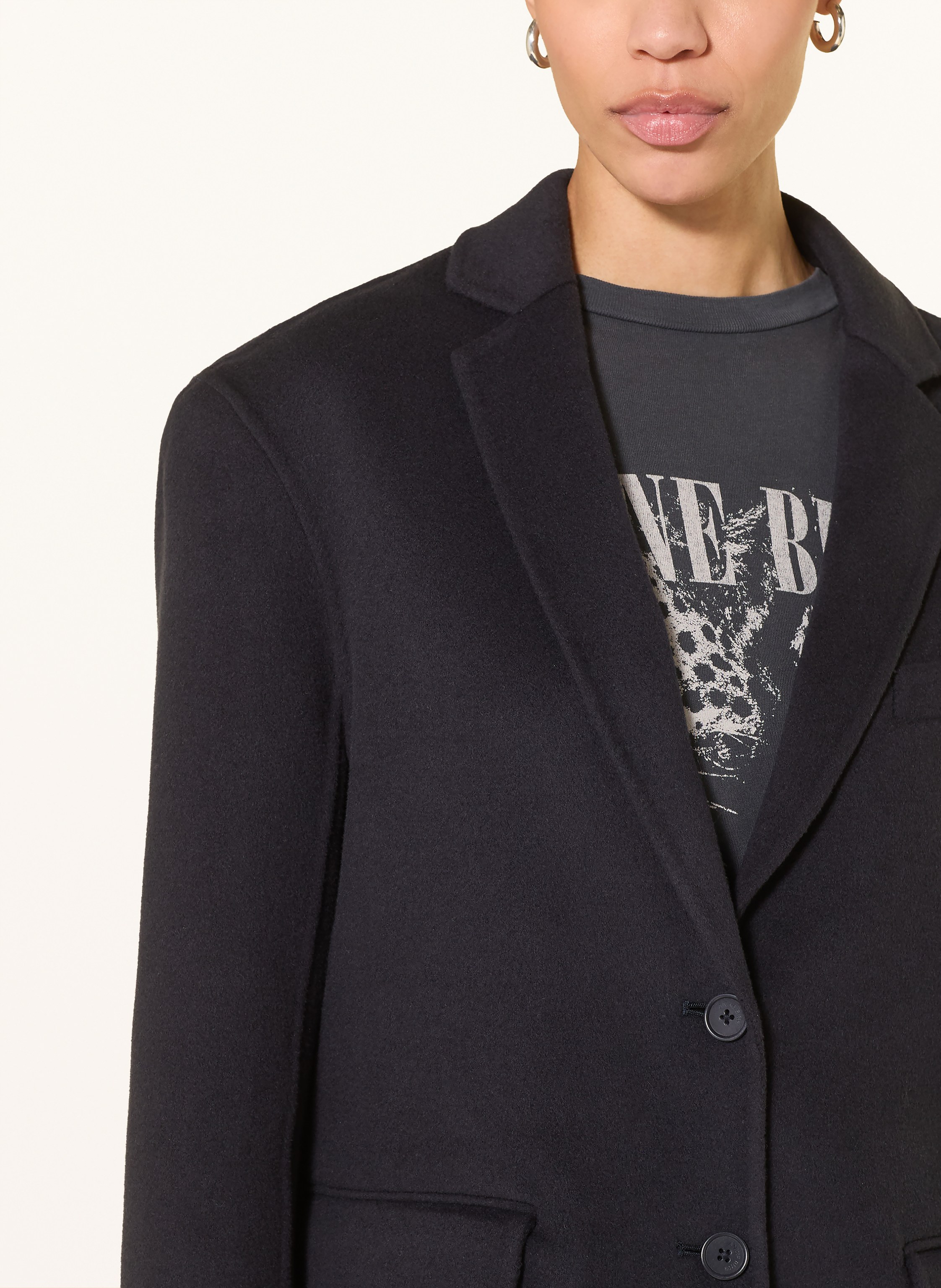 Thumbnail - Anine Bing Blazer Quinn blau