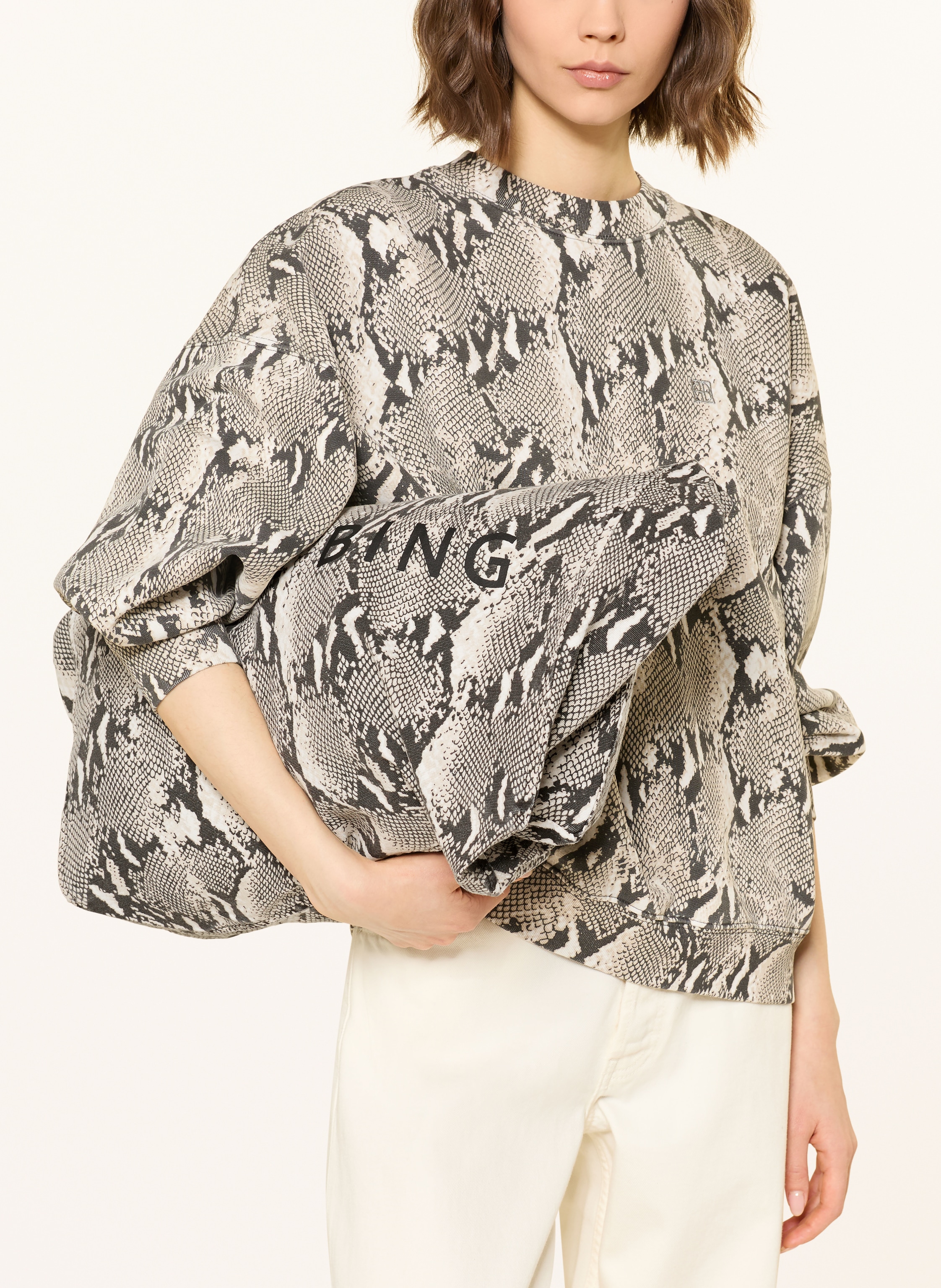 Thumbnail - Anine Bing Shopper Leo grau