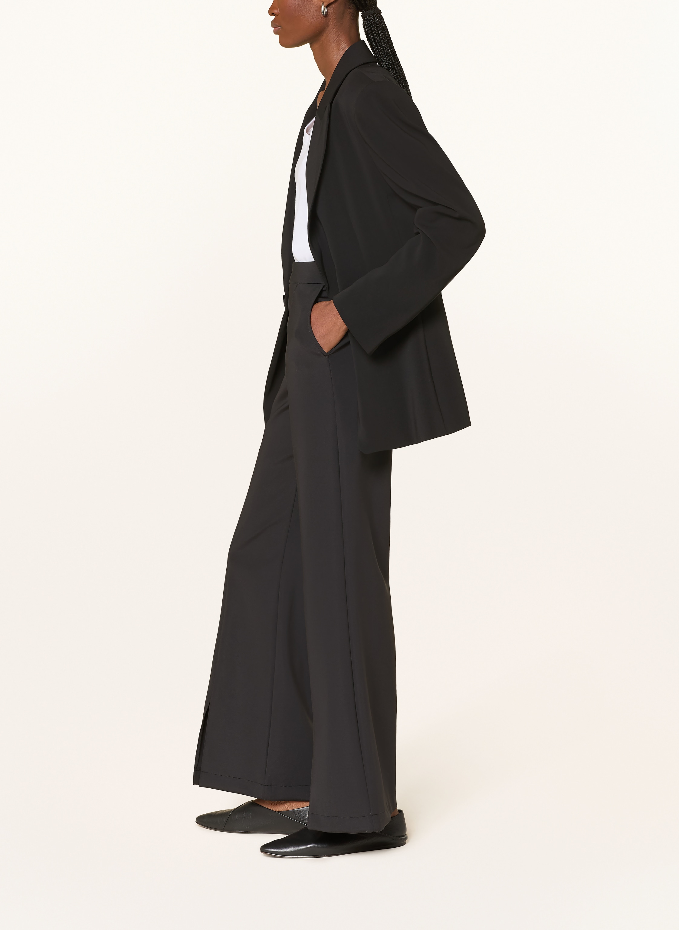 Thumbnail - Sportalm Marlenehose Aus Jersey schwarz