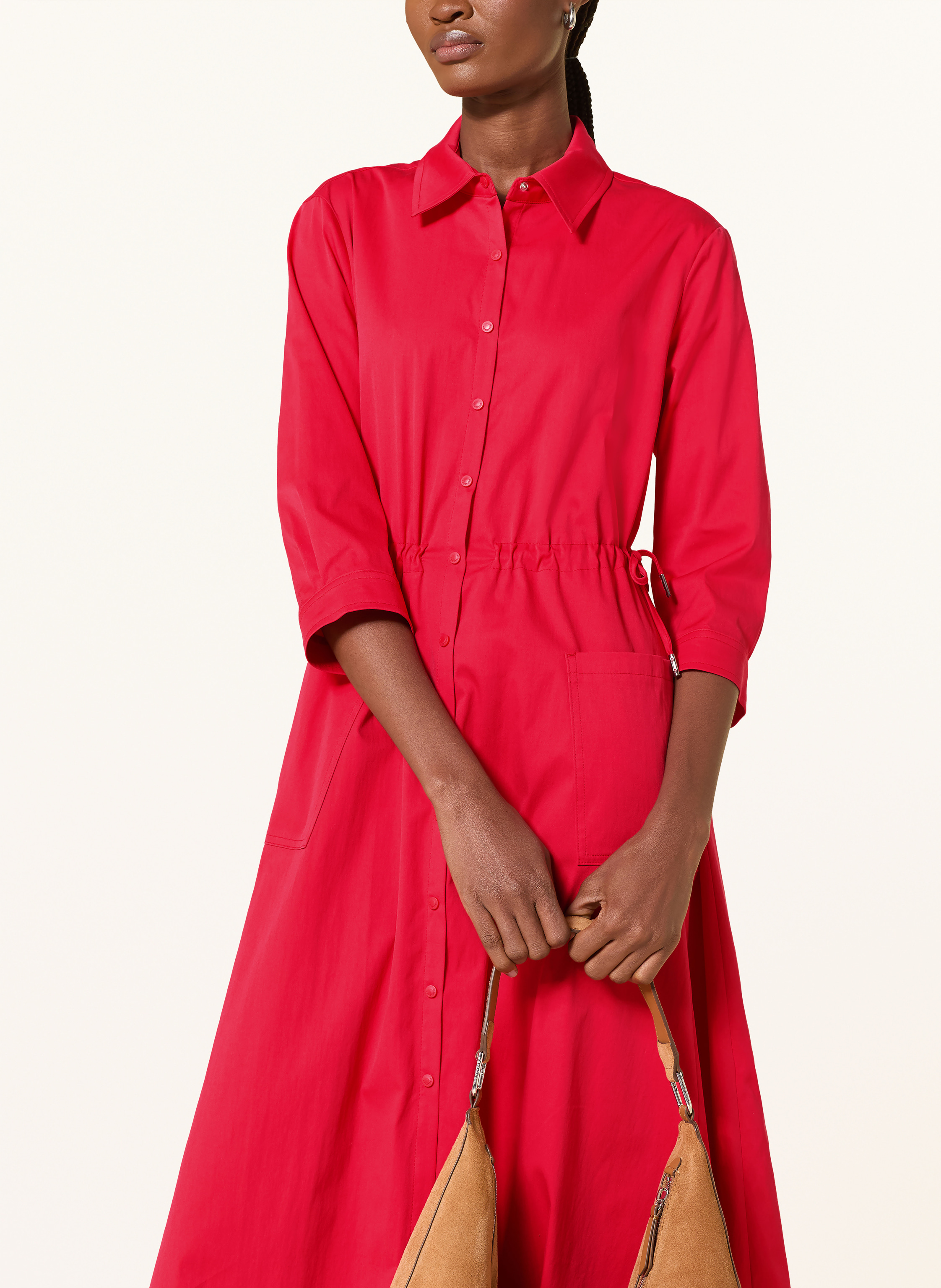 Thumbnail - Sportalm Hemdblusenkleid Mit 3/4-Arm rot