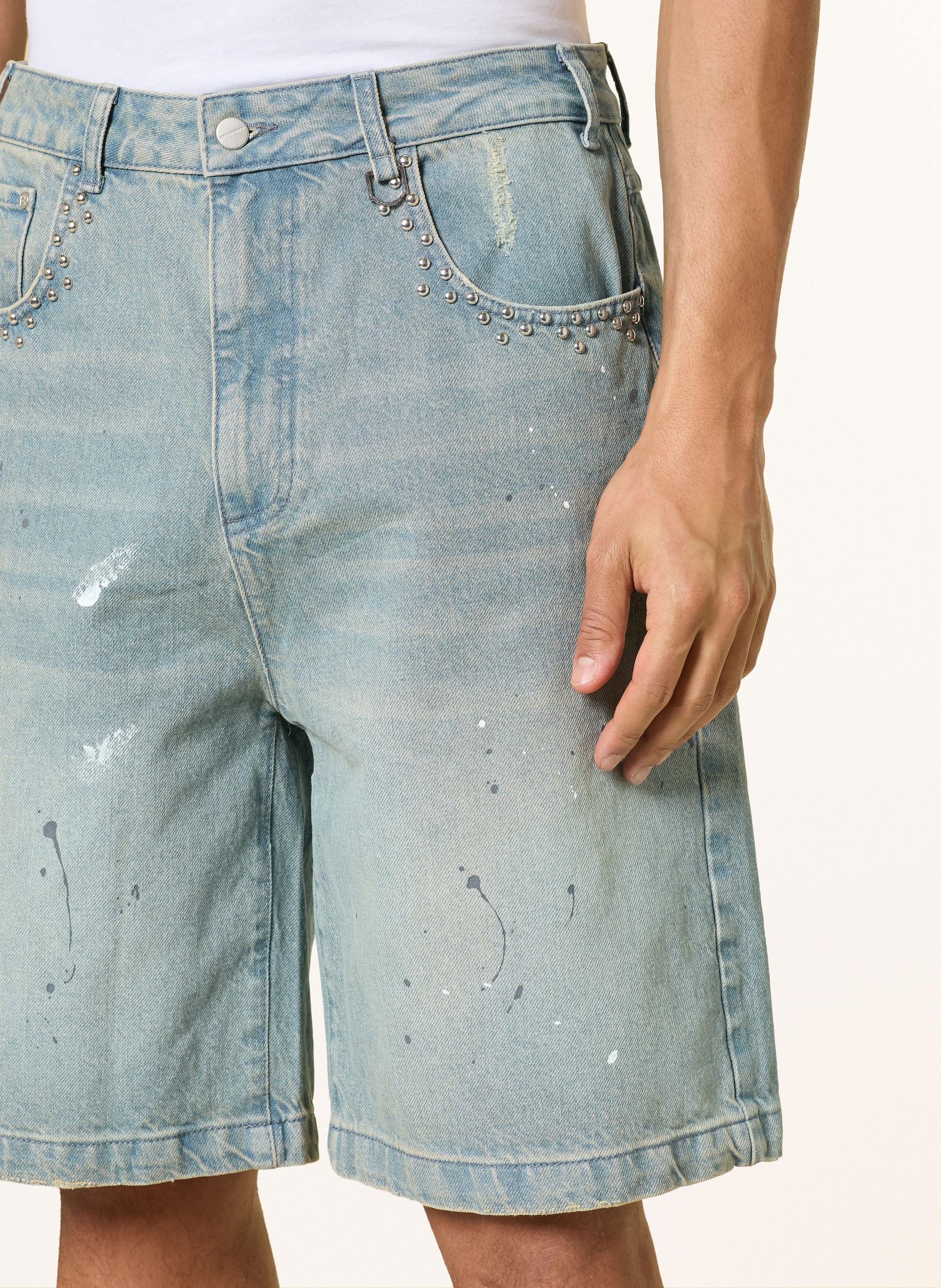 Thumbnail - Reternity Jeansshorts Mit Nieten blau