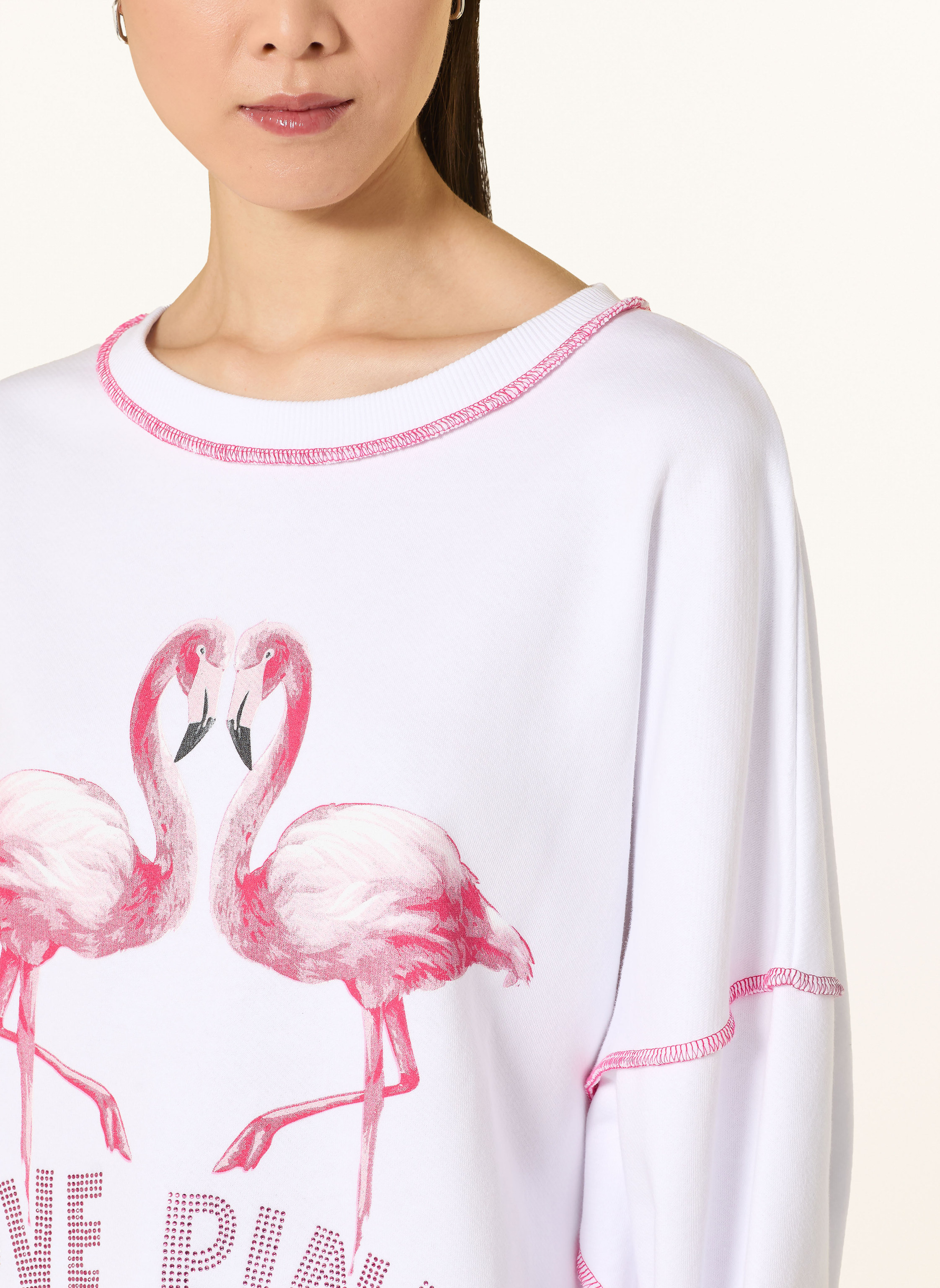 Thumbnail - Miss Goodlife Oversized-Sweatshirt weiss