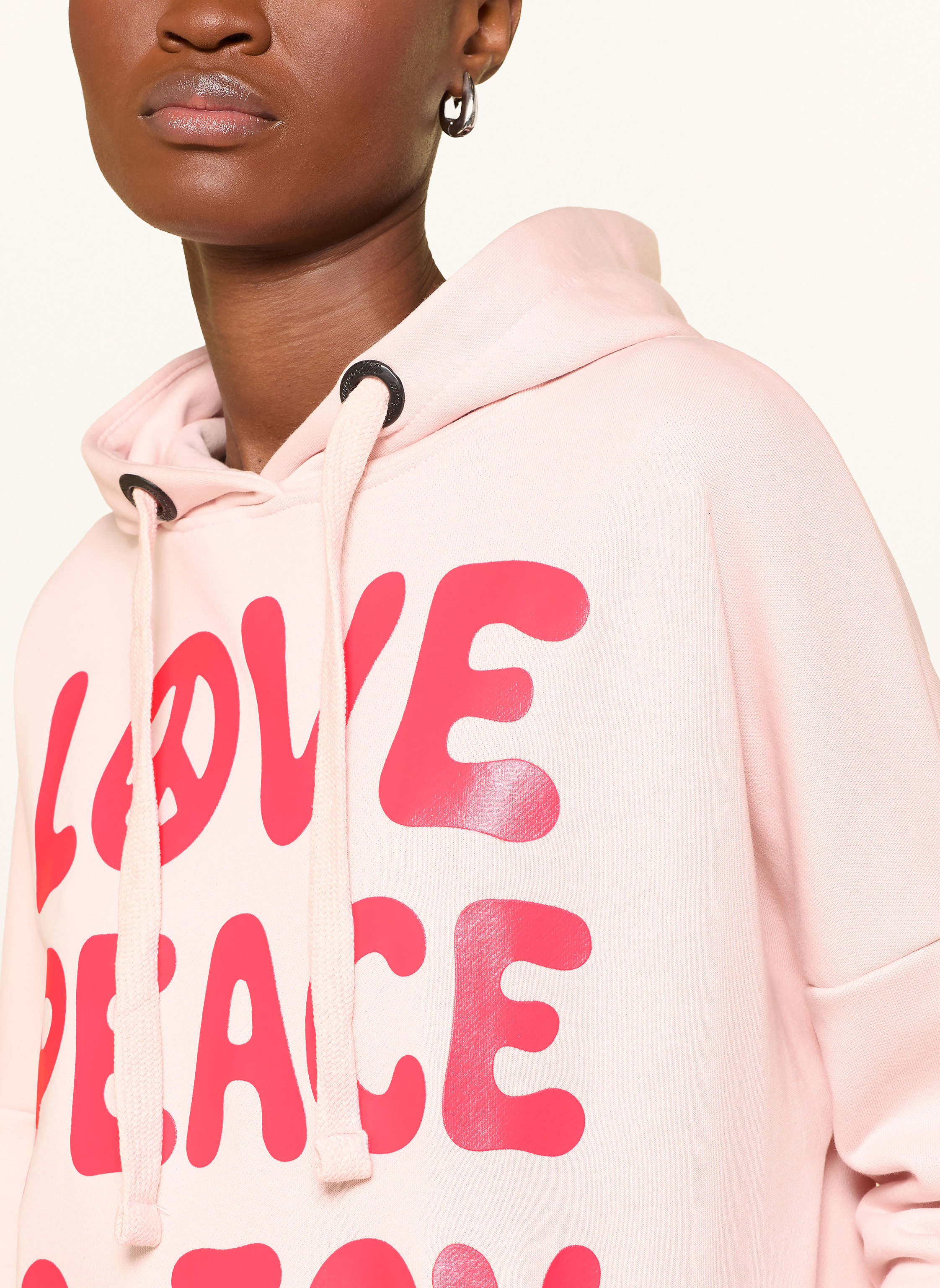 Thumbnail - Miss Goodlife Hoodie-Kleid rosa