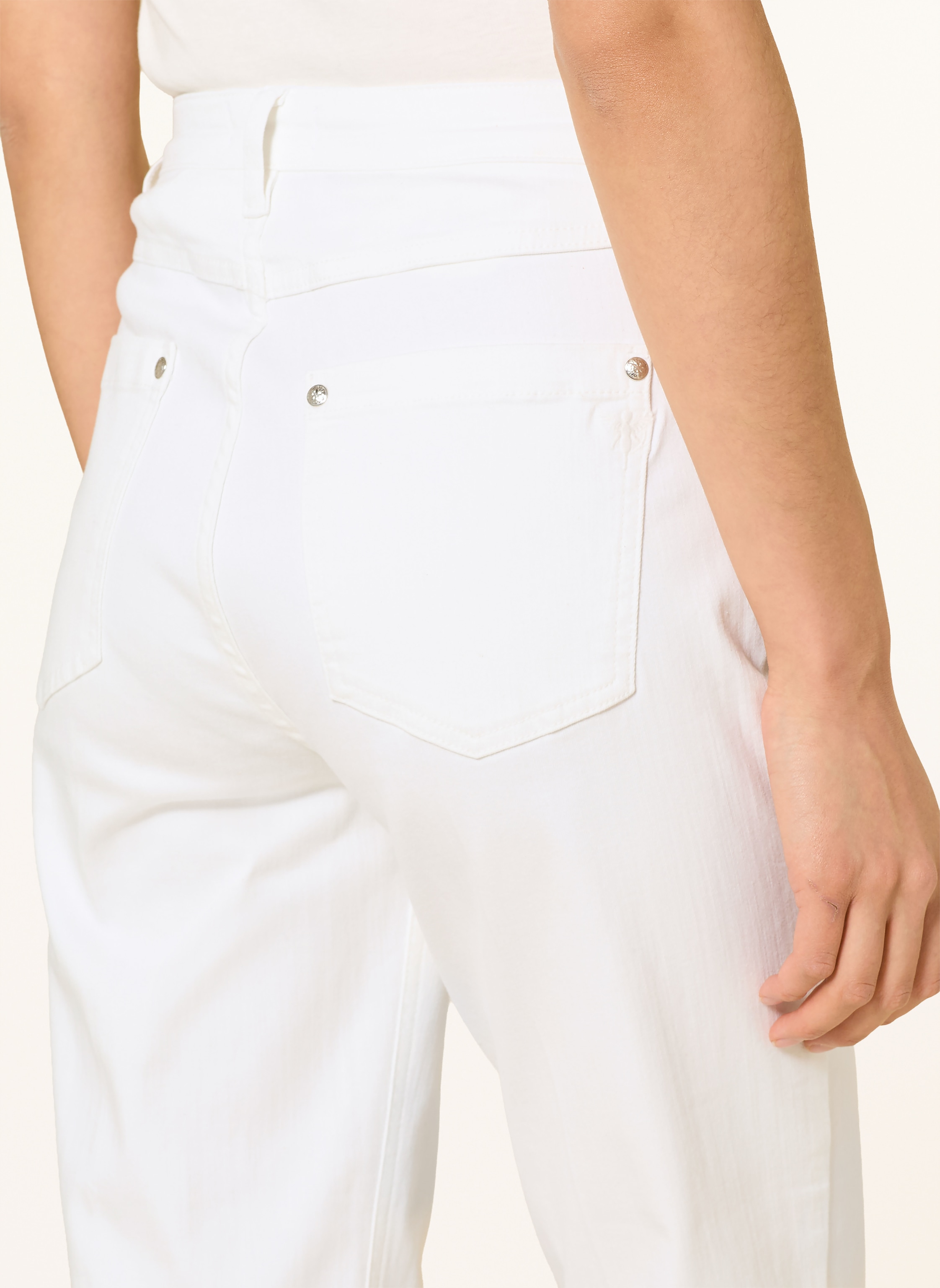 Thumbnail - Monari Straight Jeans weiss