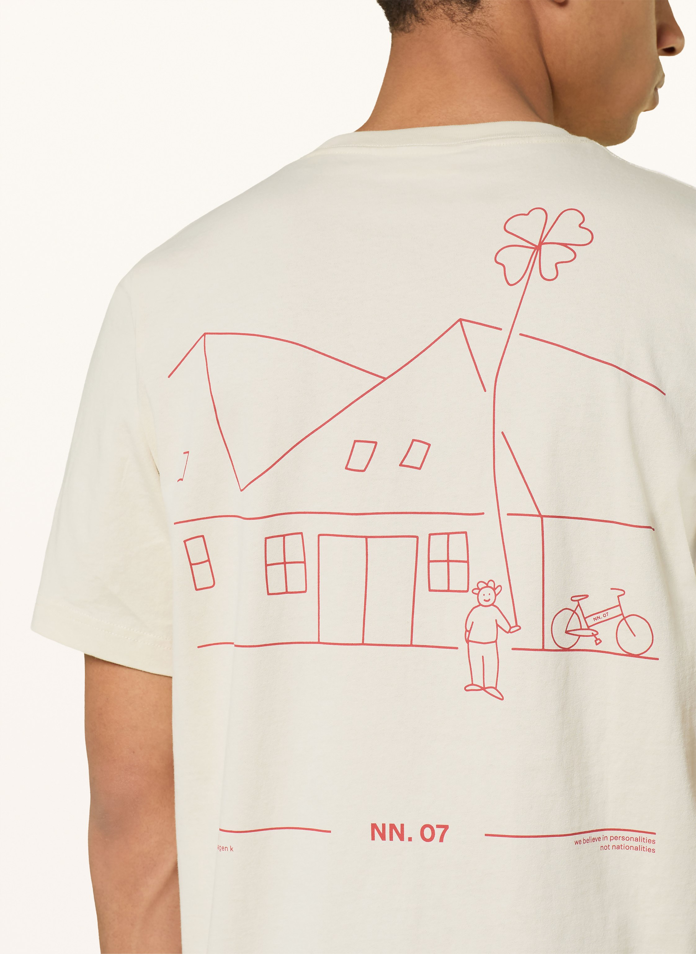 Thumbnail - Nn.07 T-Shirt Jett Ss beige