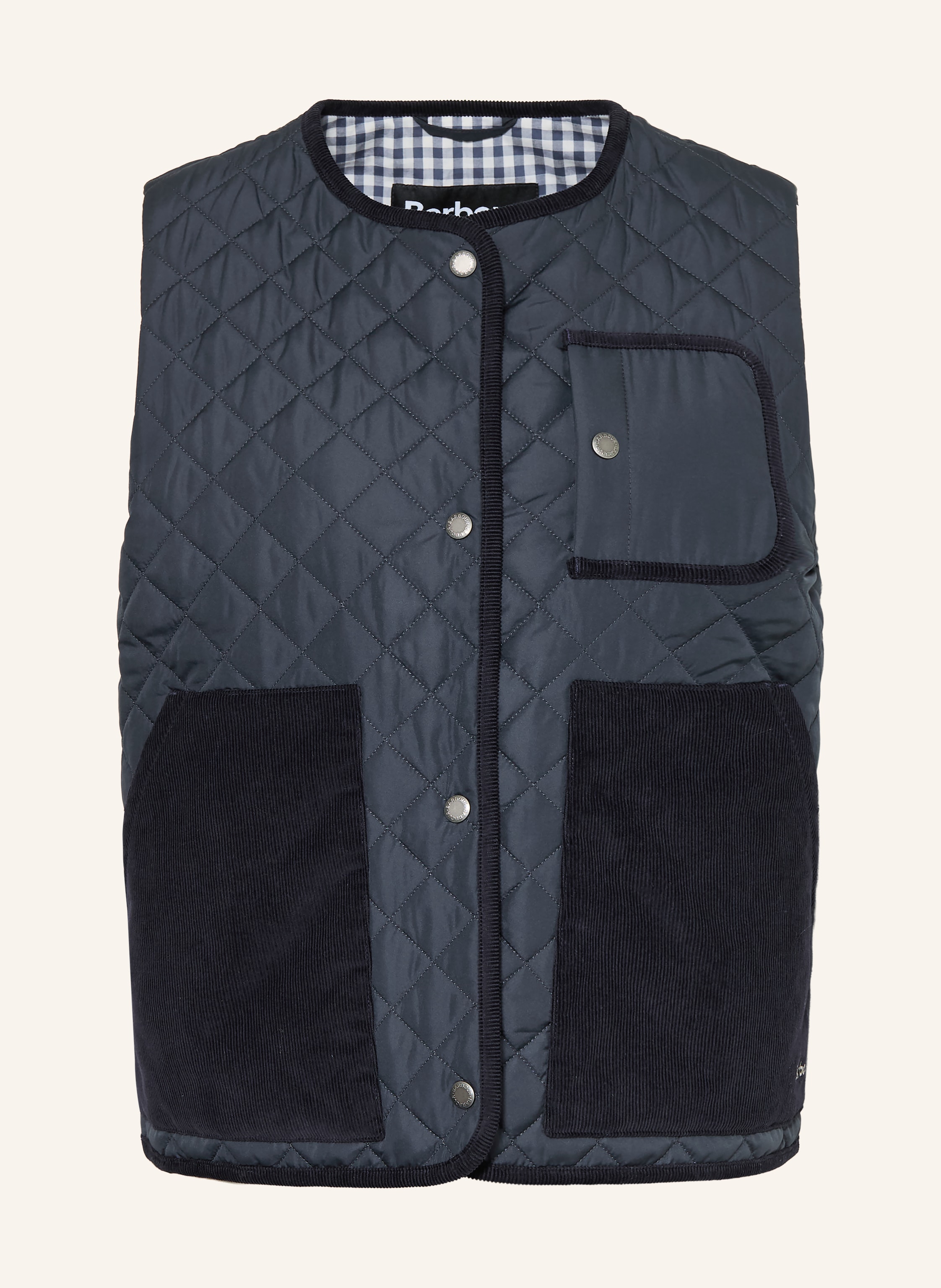 Barbour Steppweste Thulby blau