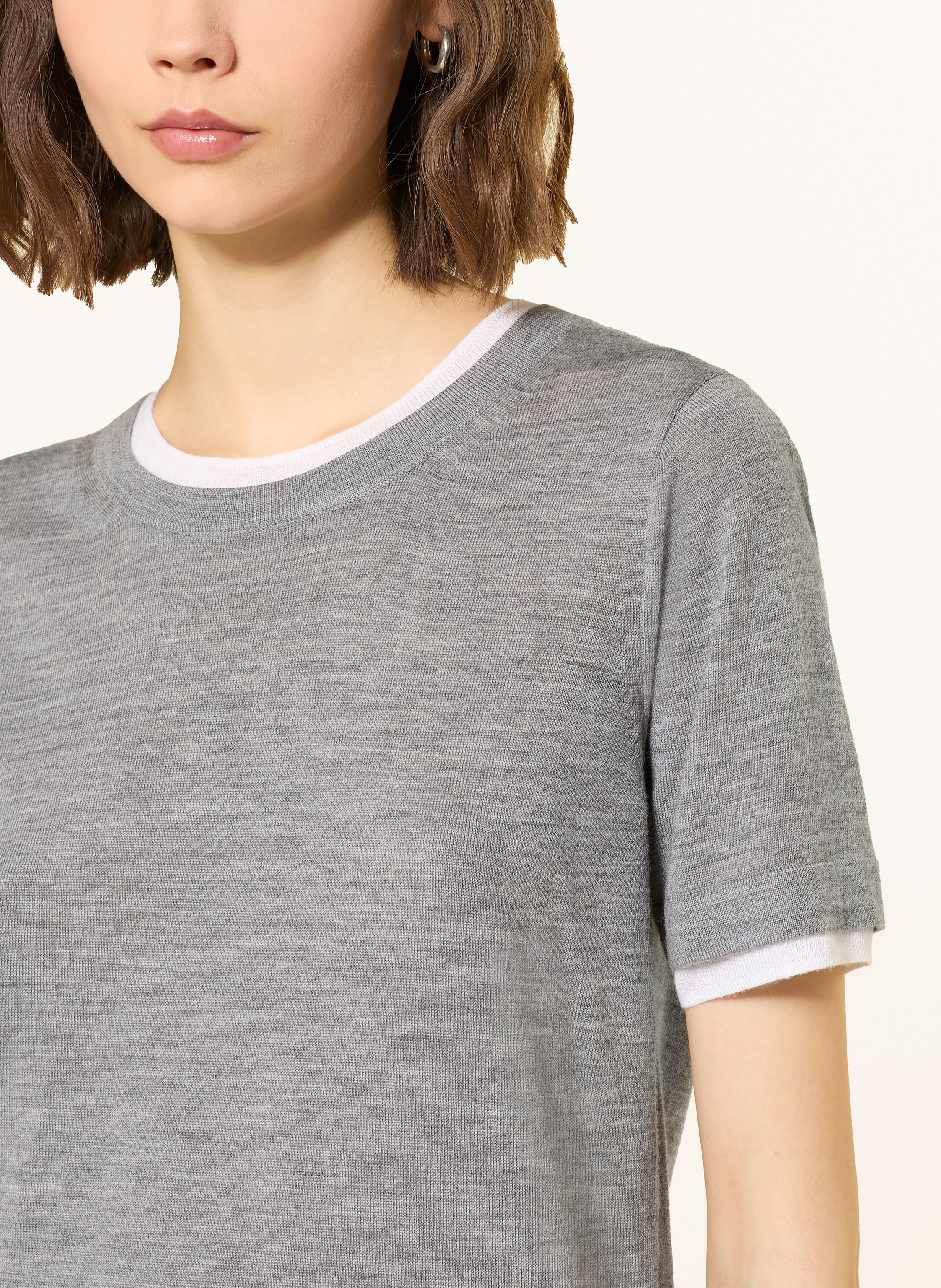 Thumbnail - Mrs & Hugs Strickshirt grau