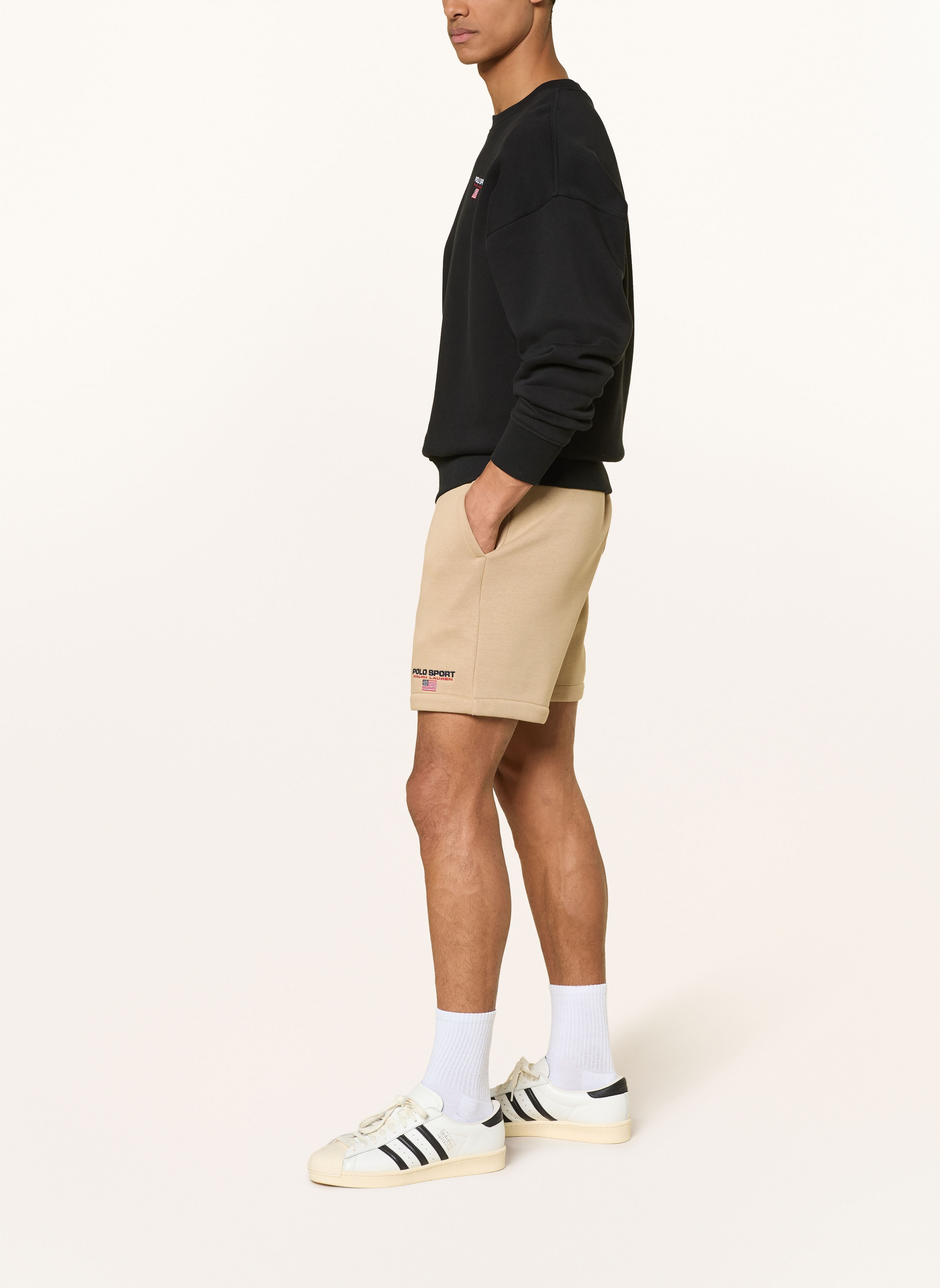 Thumbnail - Polo Sport Sweatshorts beige