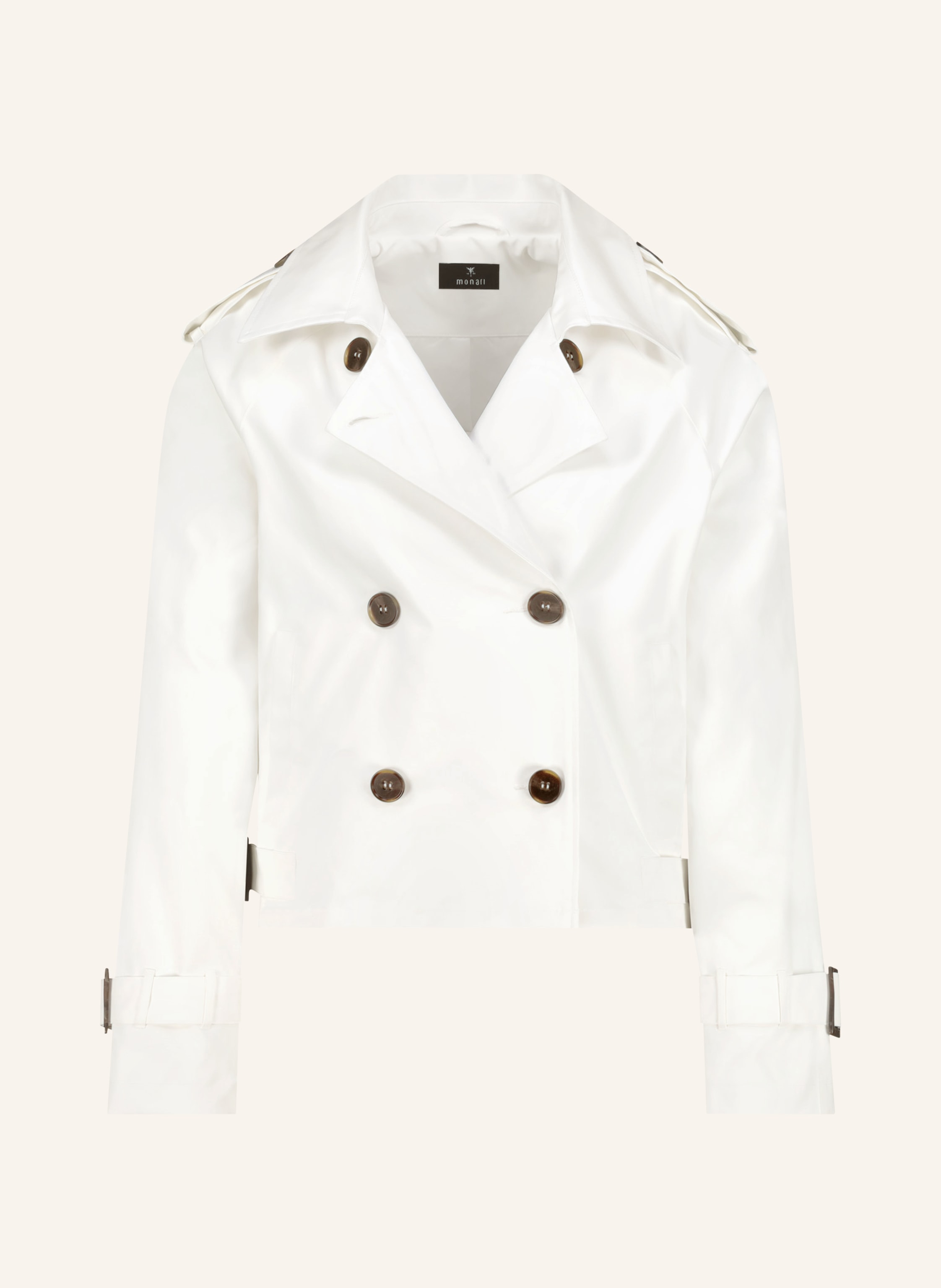 Monari Trench-Jacke weiss