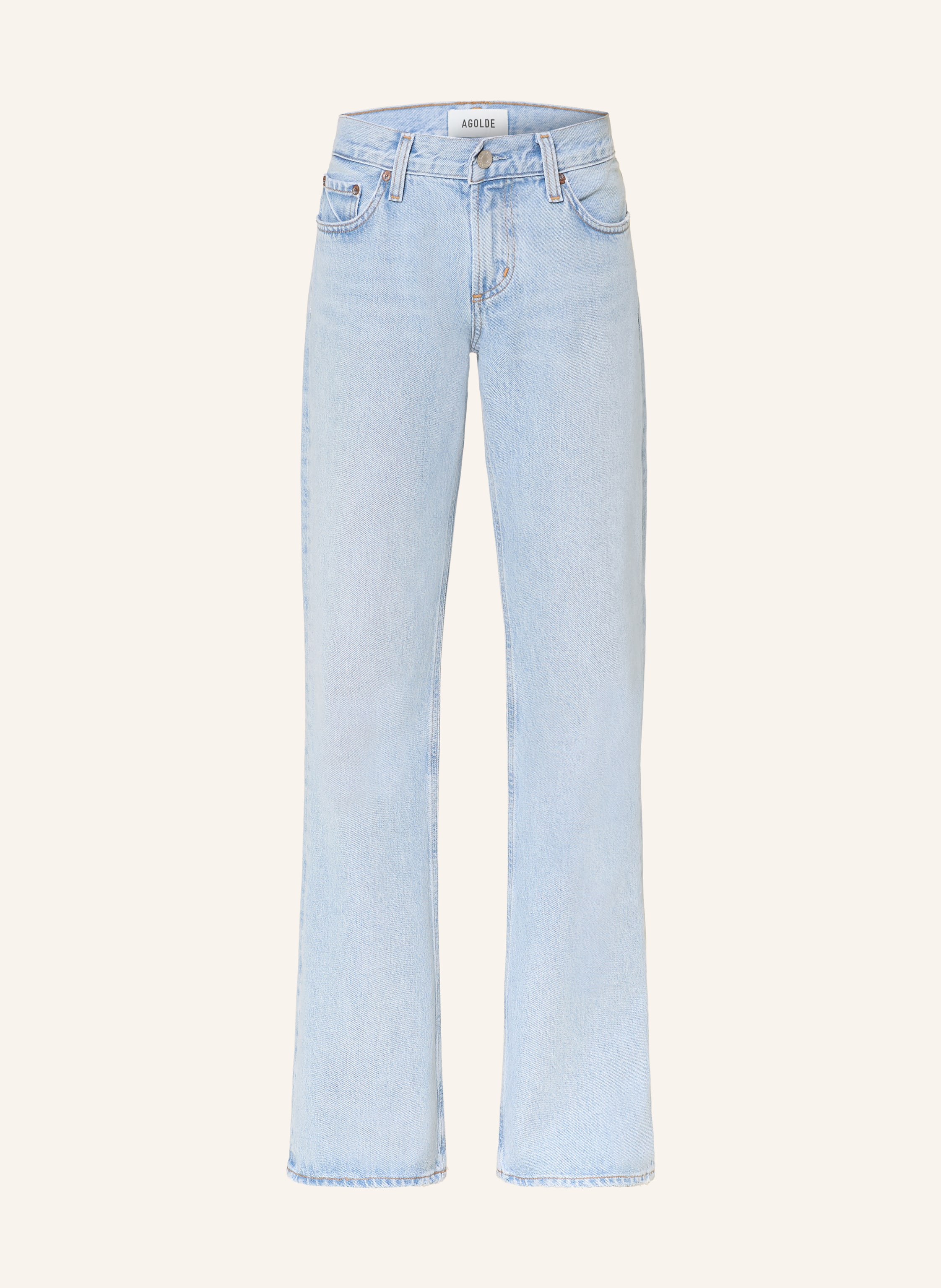 Agolde Bootcut Jeans Low Rise Boot blau