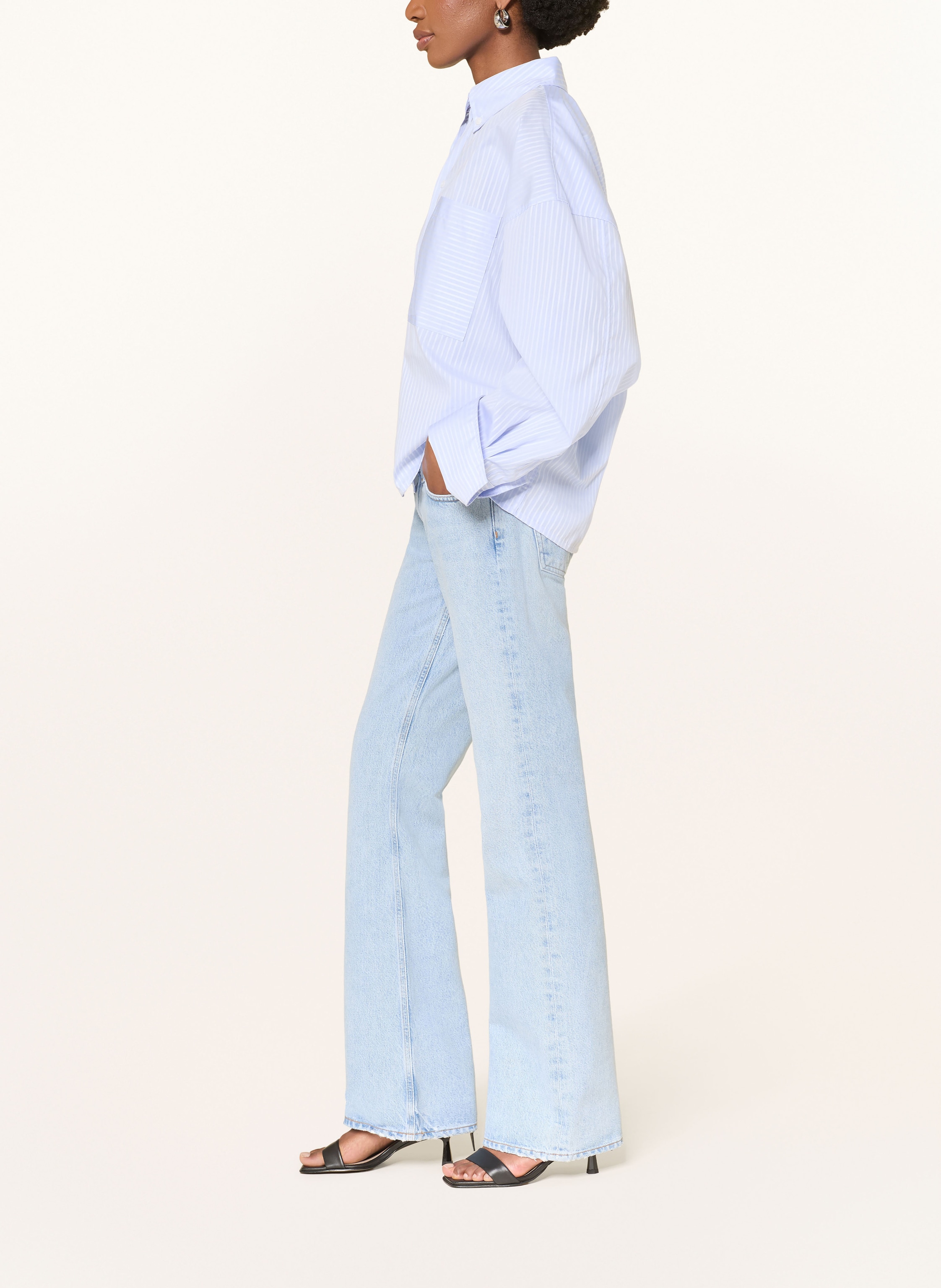 Thumbnail - Agolde Bootcut Jeans blau