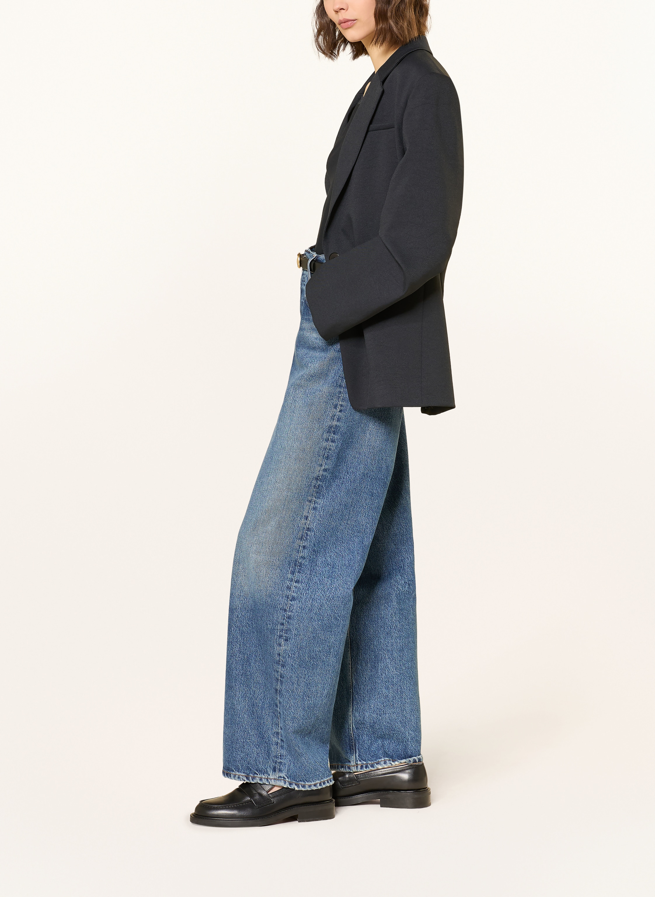 Thumbnail - Agolde Wide Leg Jeans Low Slung Baggy blau