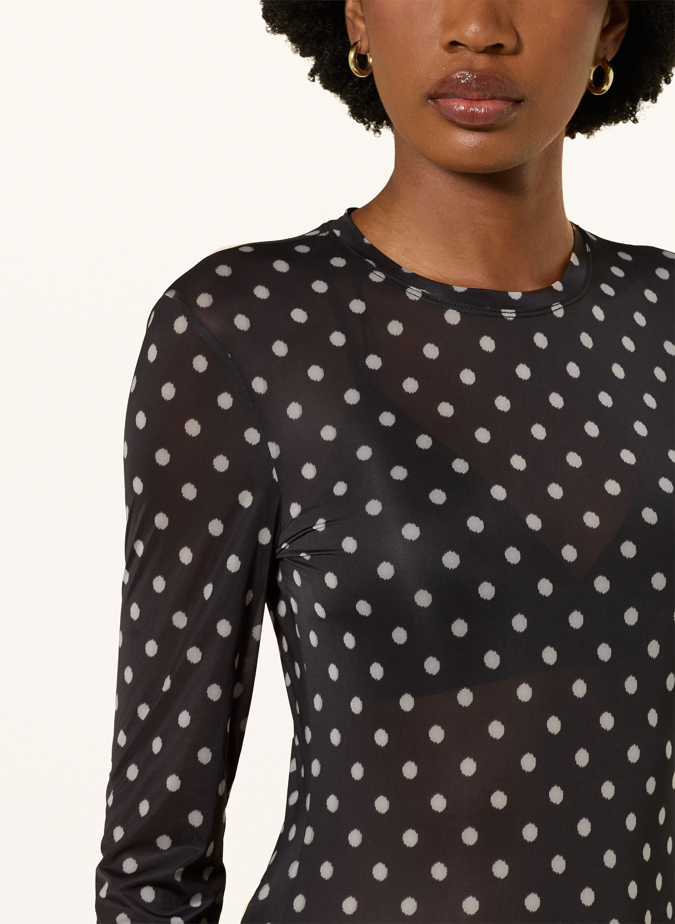 Thumbnail - Ganni Longsleeve schwarz