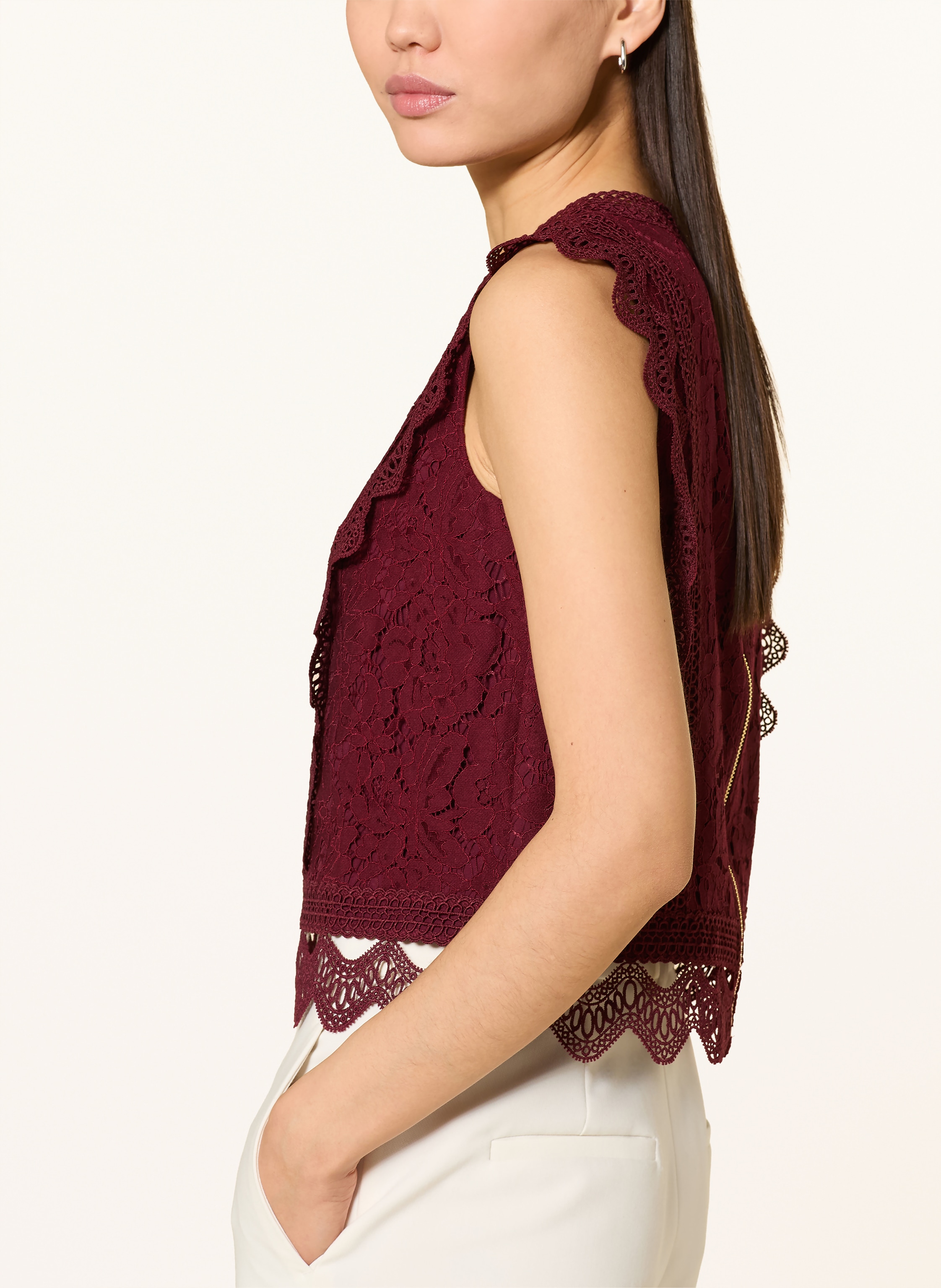 Thumbnail - Apart Spitzentop rot