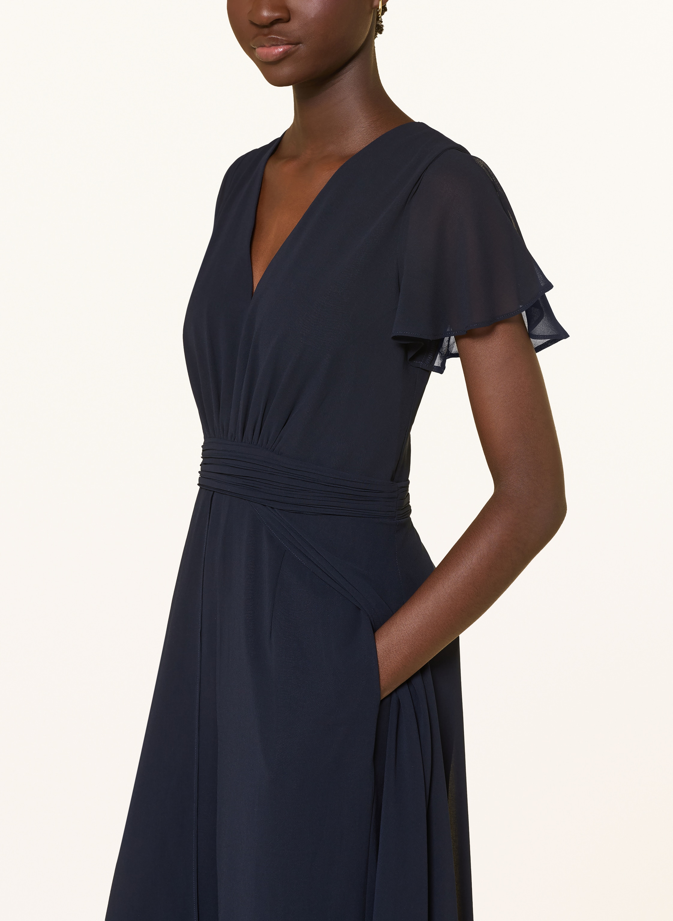 Thumbnail - Apart Jumpsuit Mit Volants blau