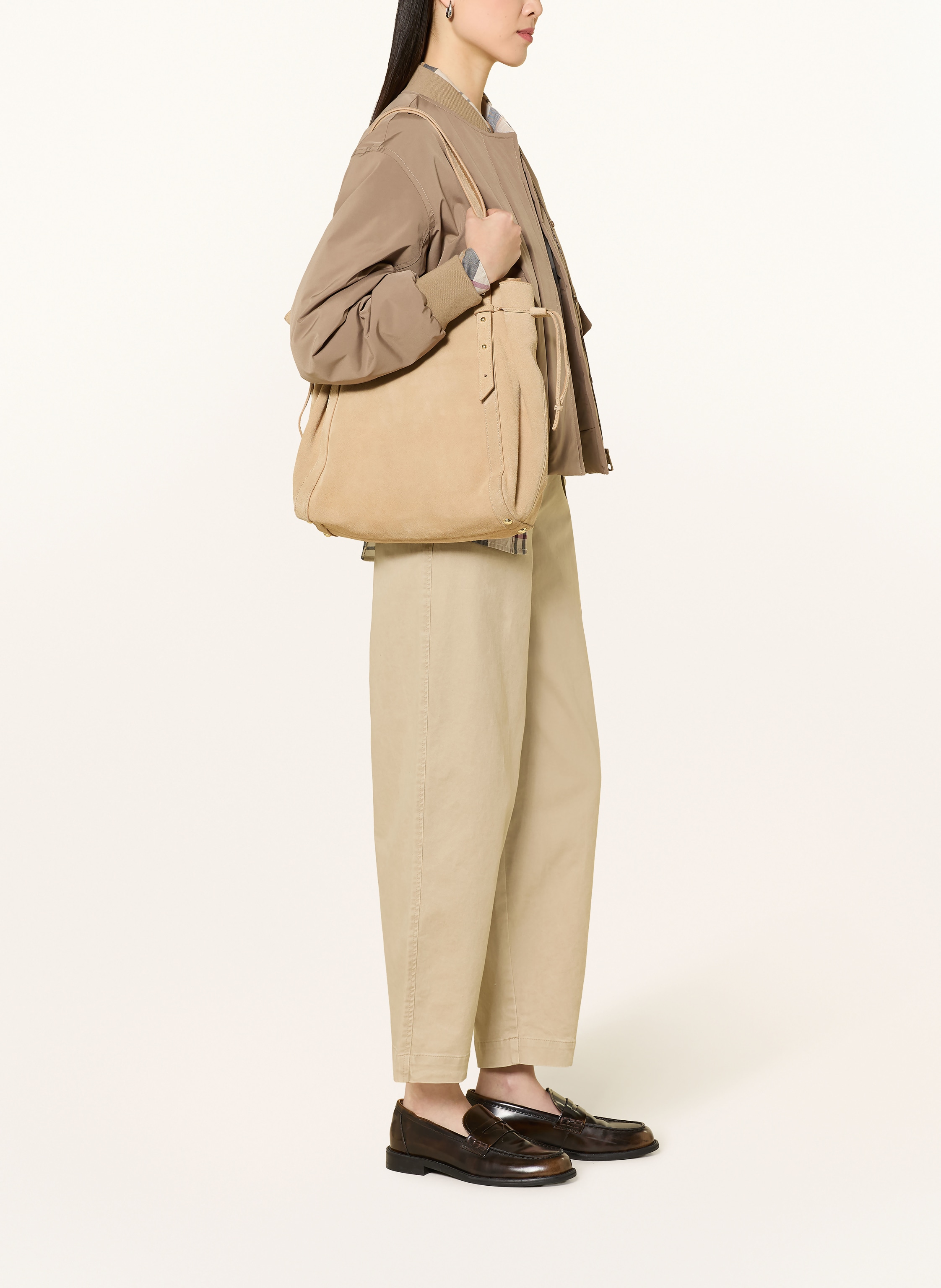 Thumbnail - Marc O'polo Hose Minu Barrel beige