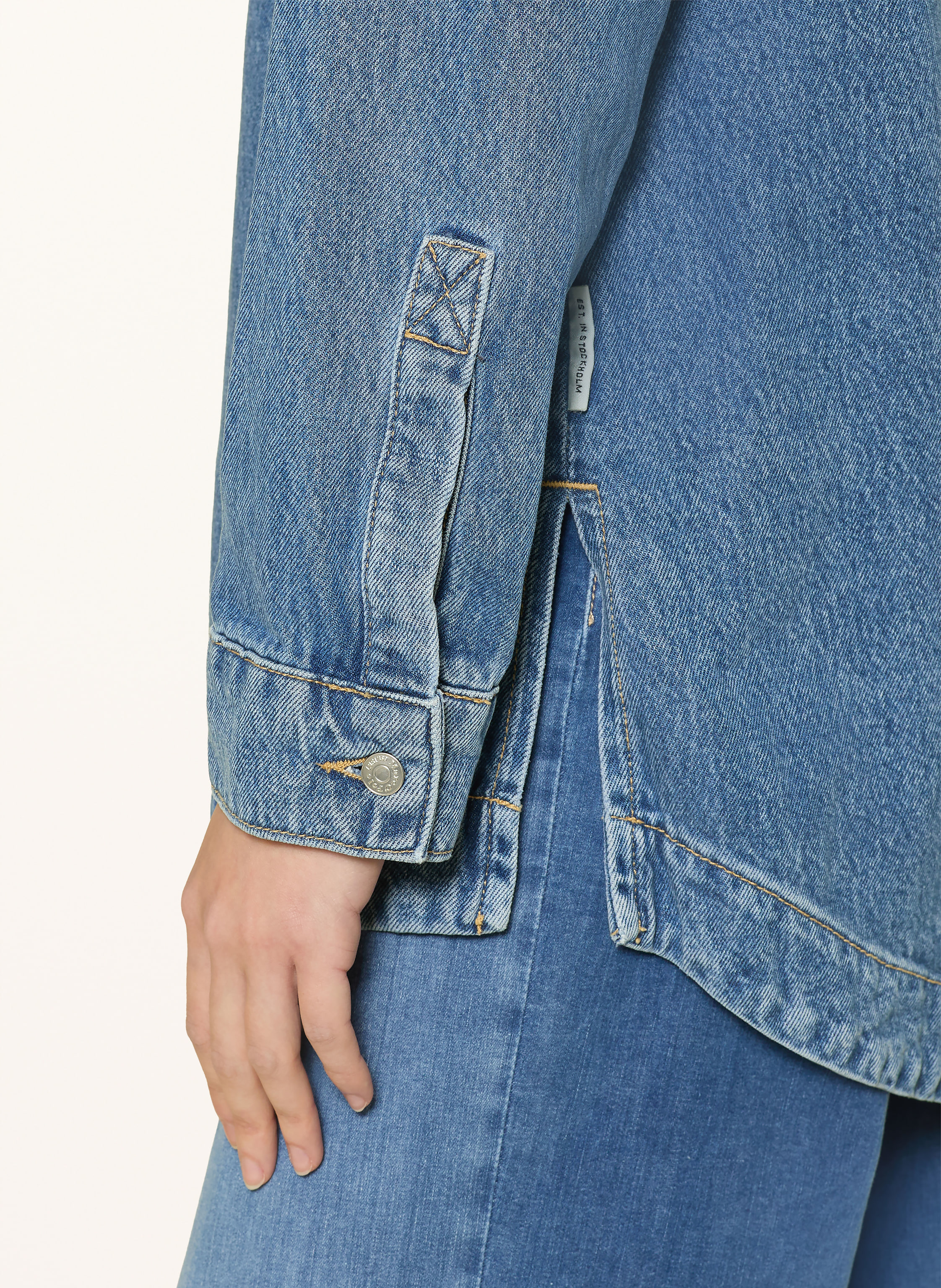 Thumbnail - Marc O'polo Jeansbluse blau