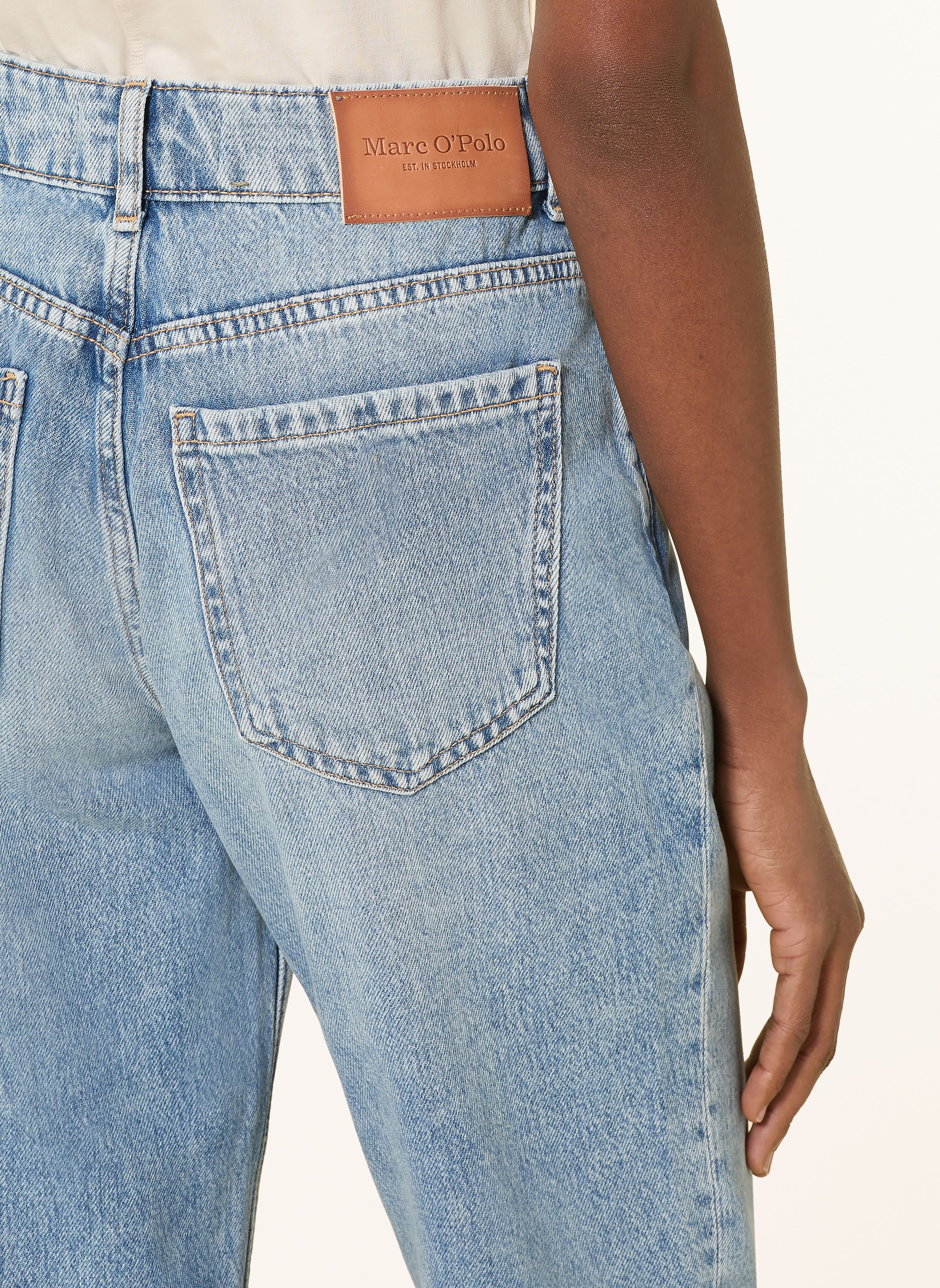 Thumbnail - Marc O'polo Straight Jeans Elin blau