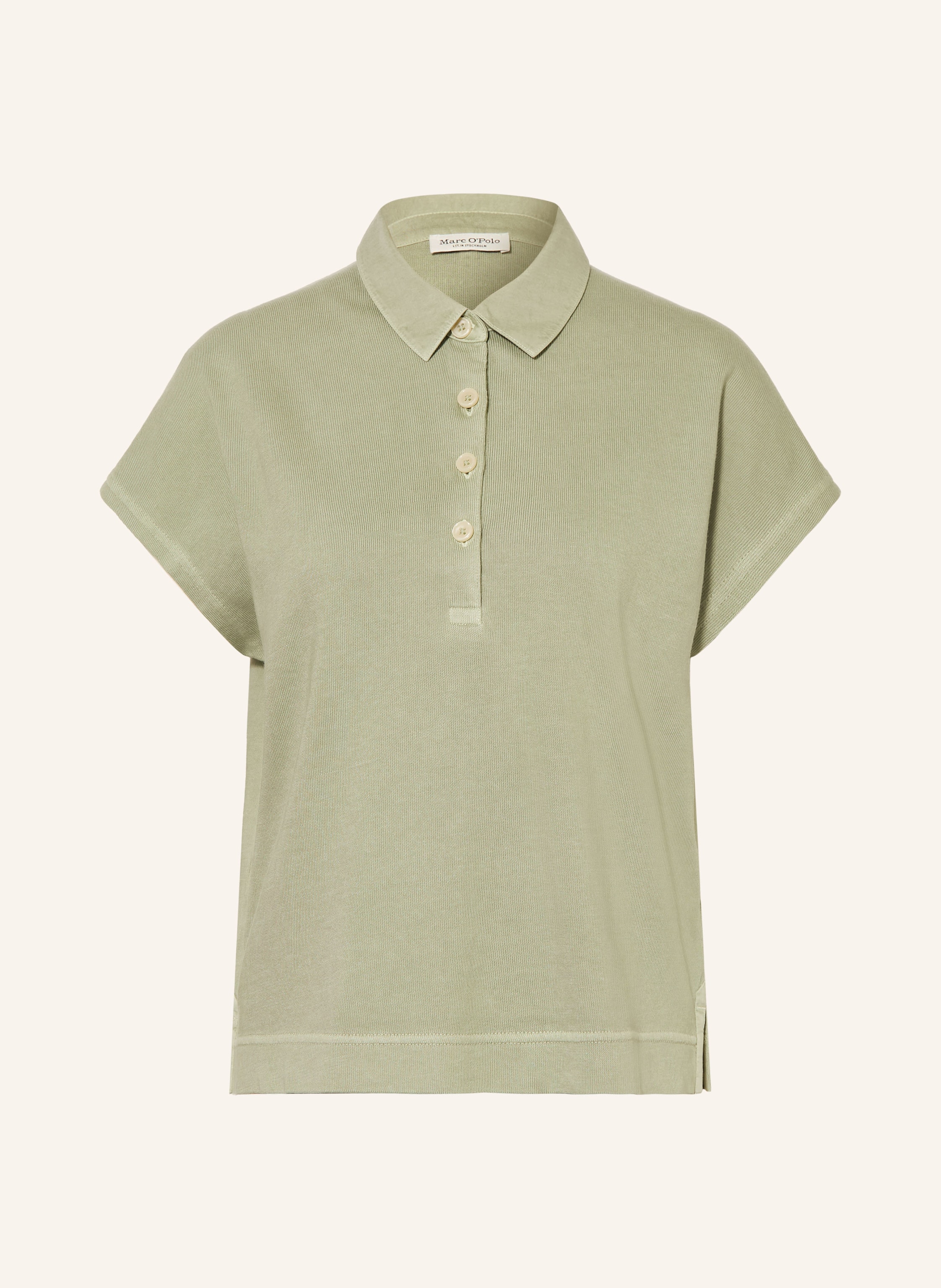 Marc O'polo Strick-Poloshirt gruen