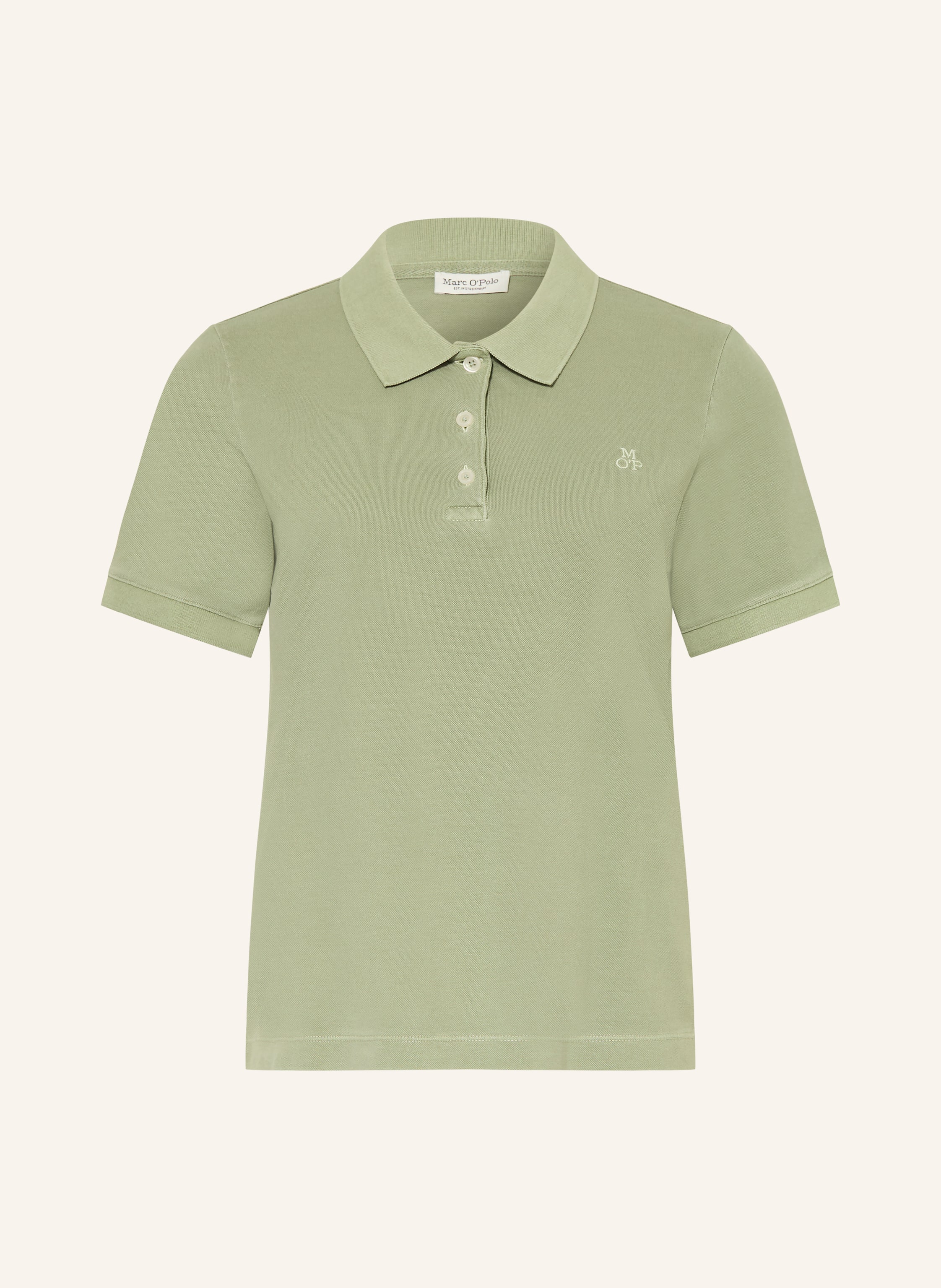 Marc O'polo Strick-Poloshirt gruen
