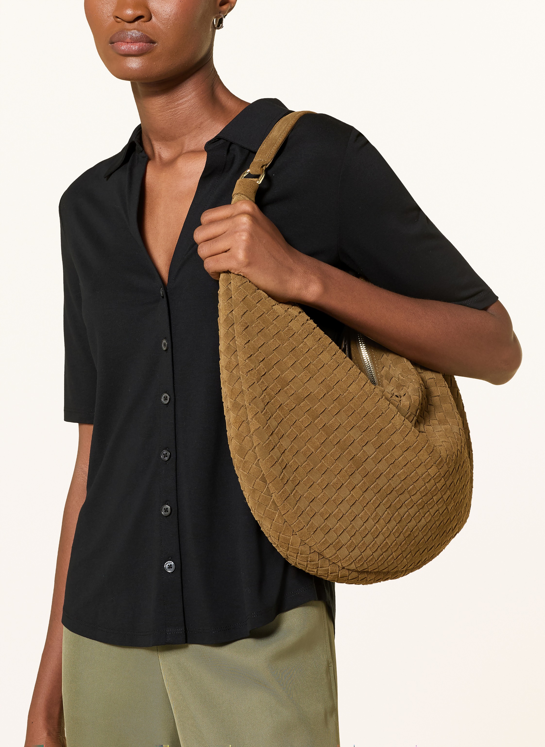 Thumbnail - Marc O'polo Jerseybluse schwarz