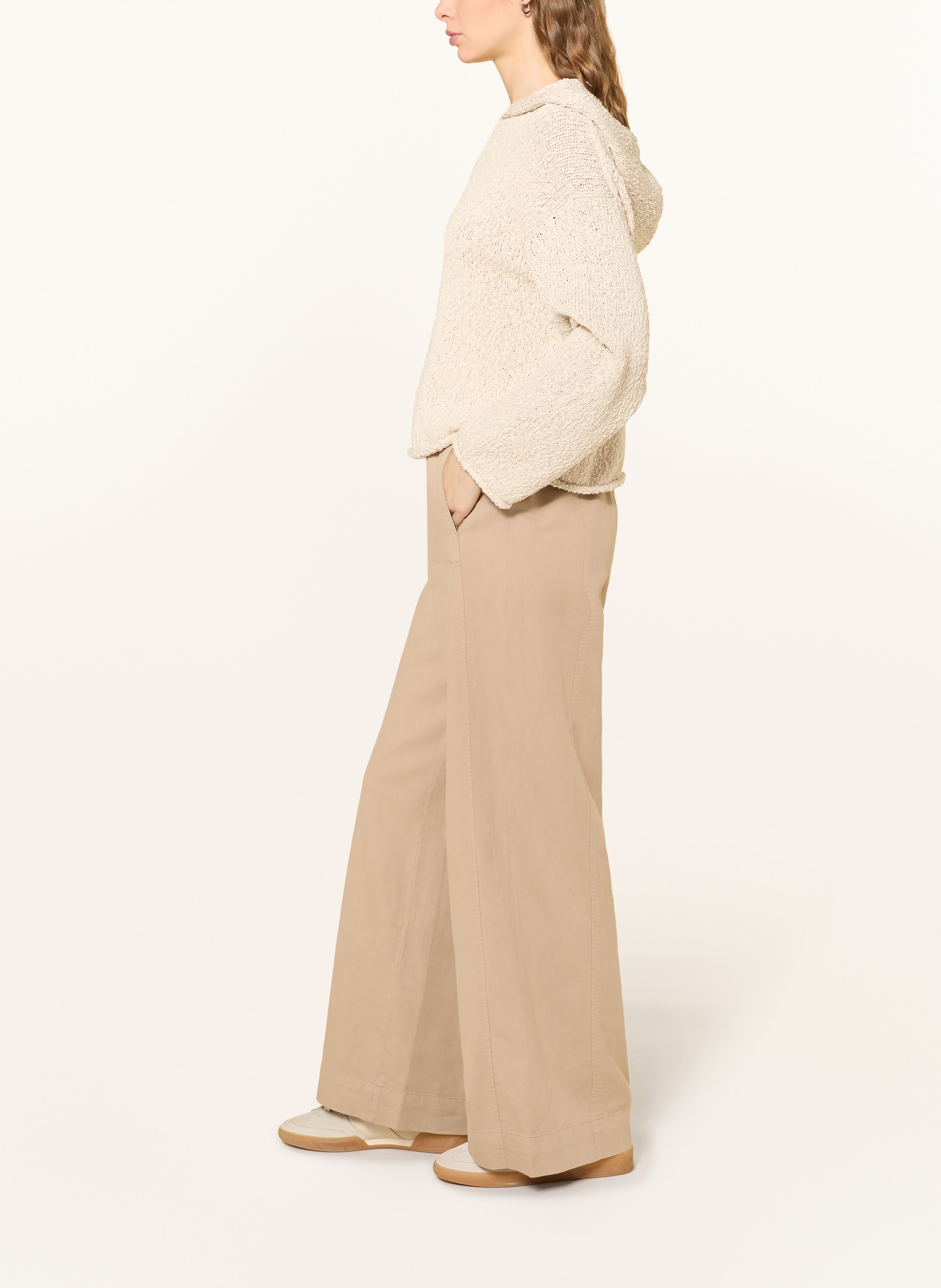 Thumbnail - Marc O'polo Strick-Hoodie beige