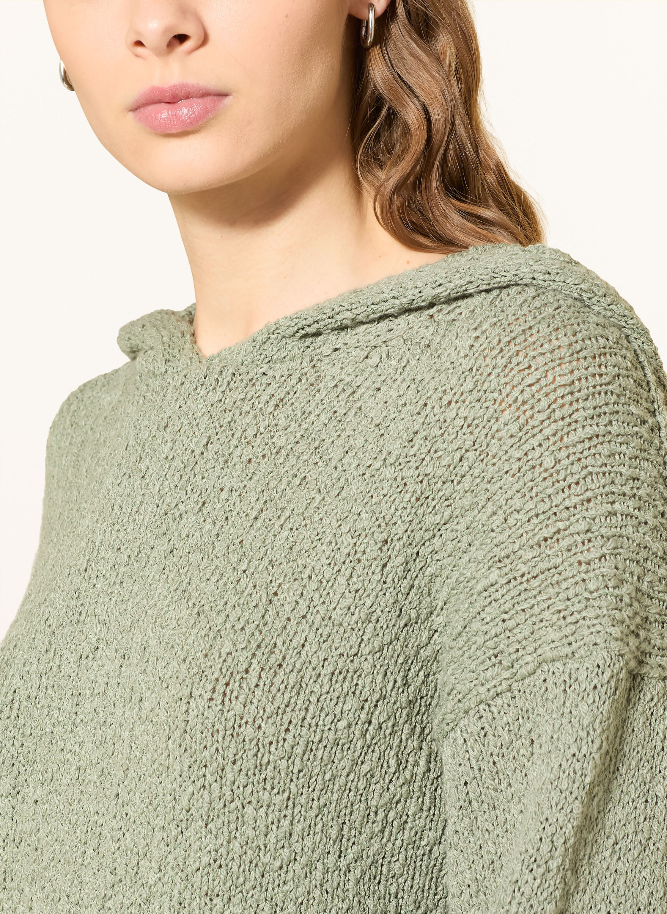 Thumbnail - Marc O'polo Strick-Hoodie gruen