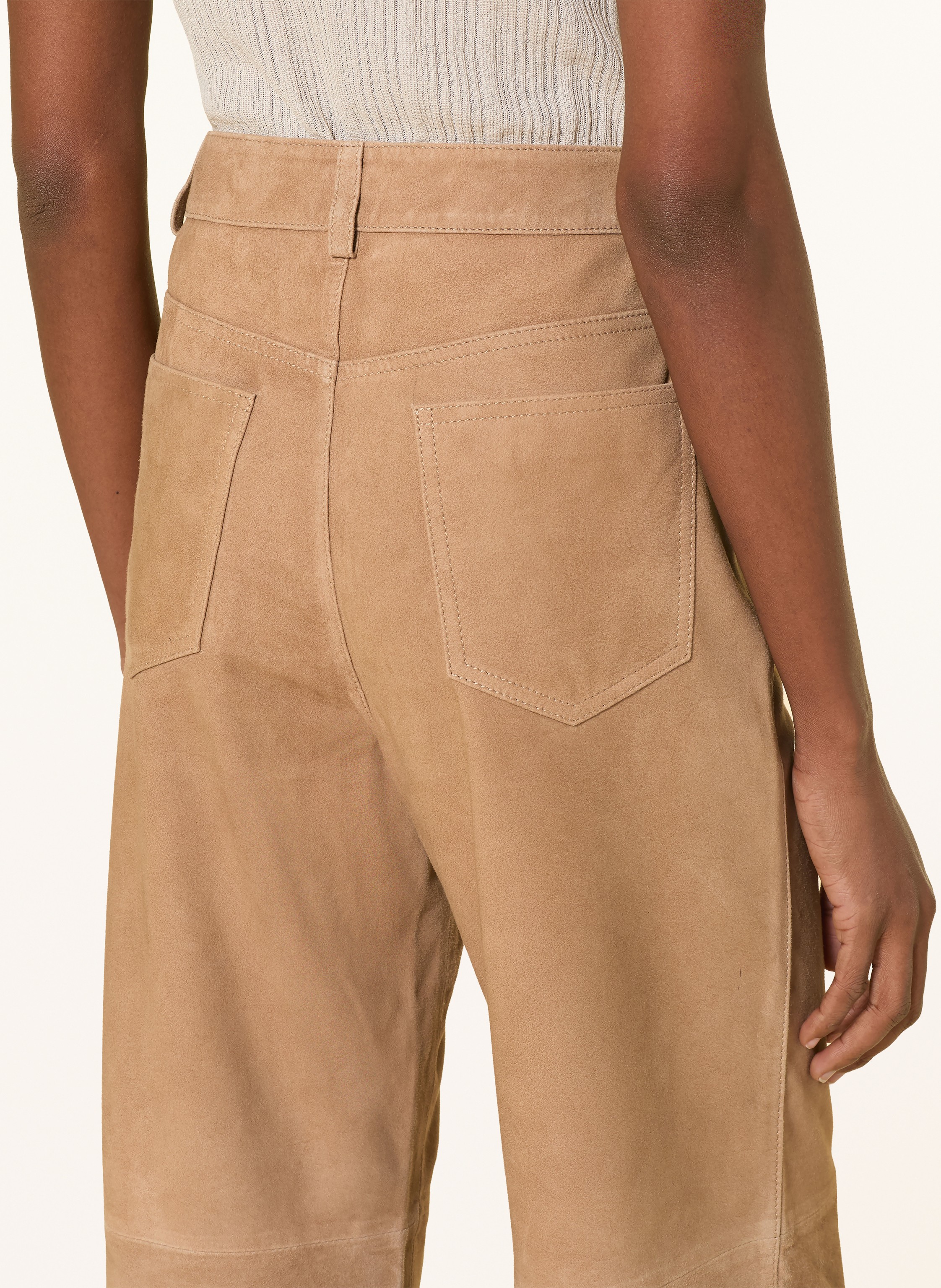 Thumbnail - Marc O'polo Lederhose beige
