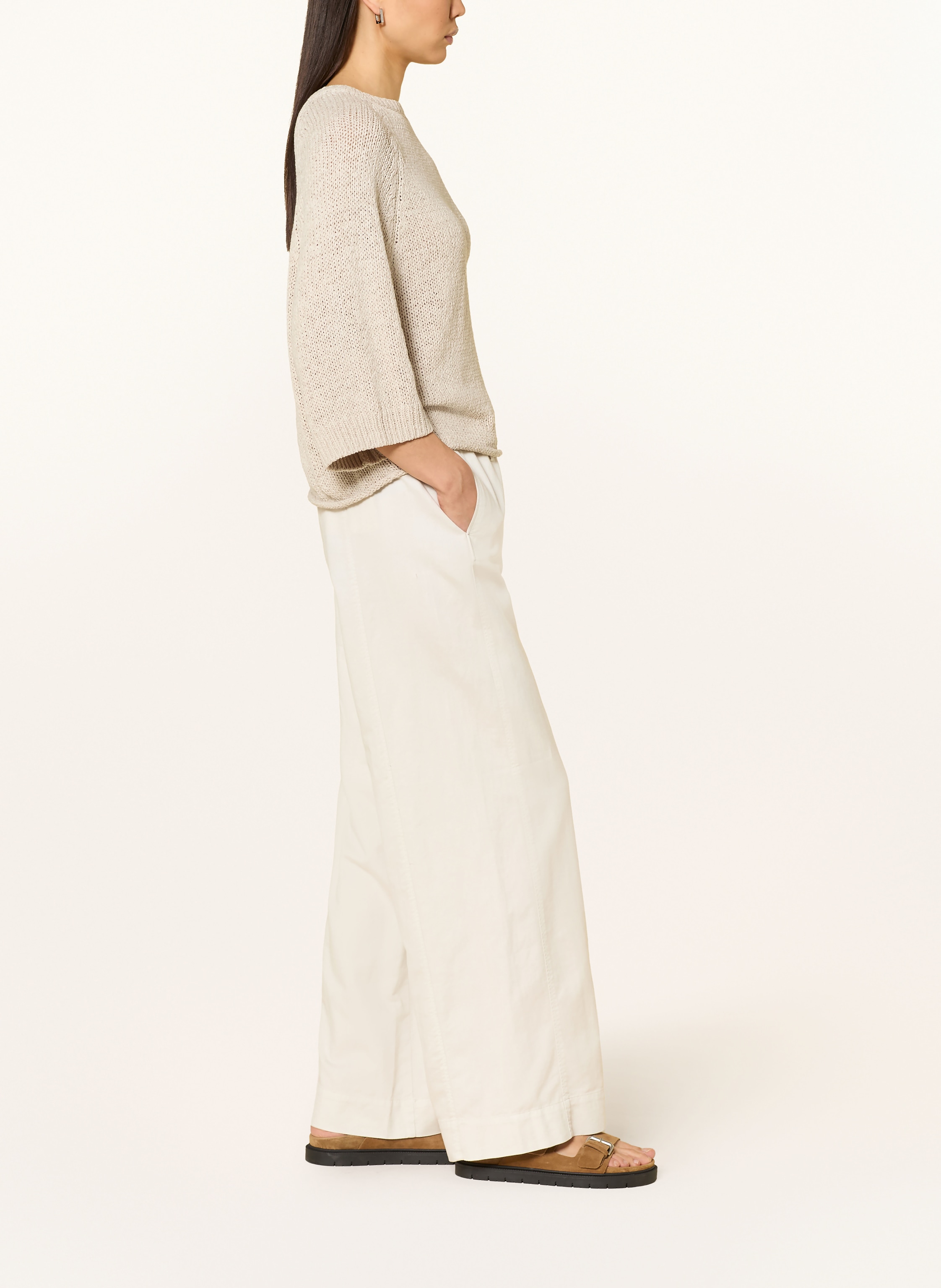 Thumbnail - Marc O'polo Marlenehose beige