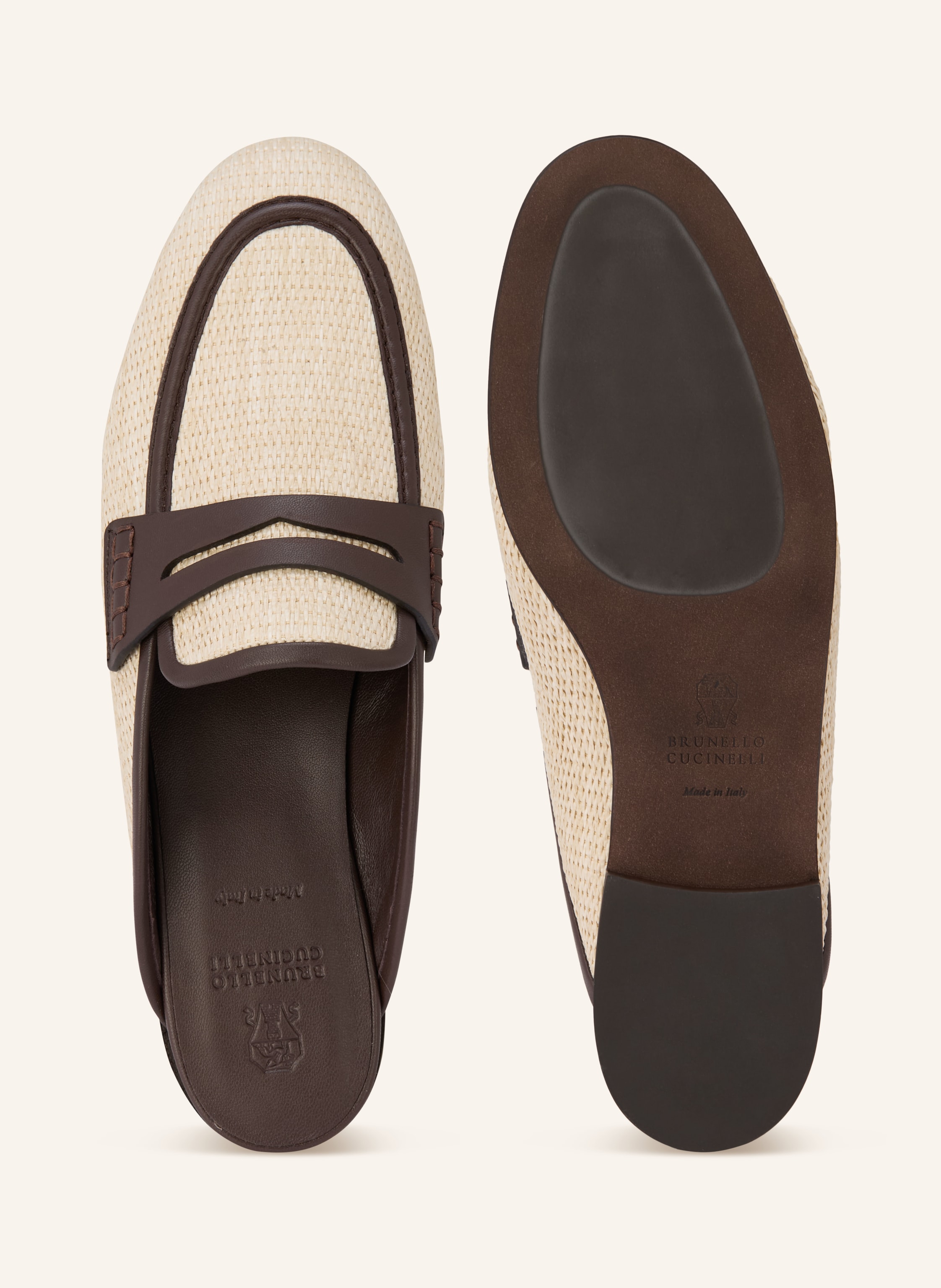 Thumbnail - Brunello Cucinelli Mules beige