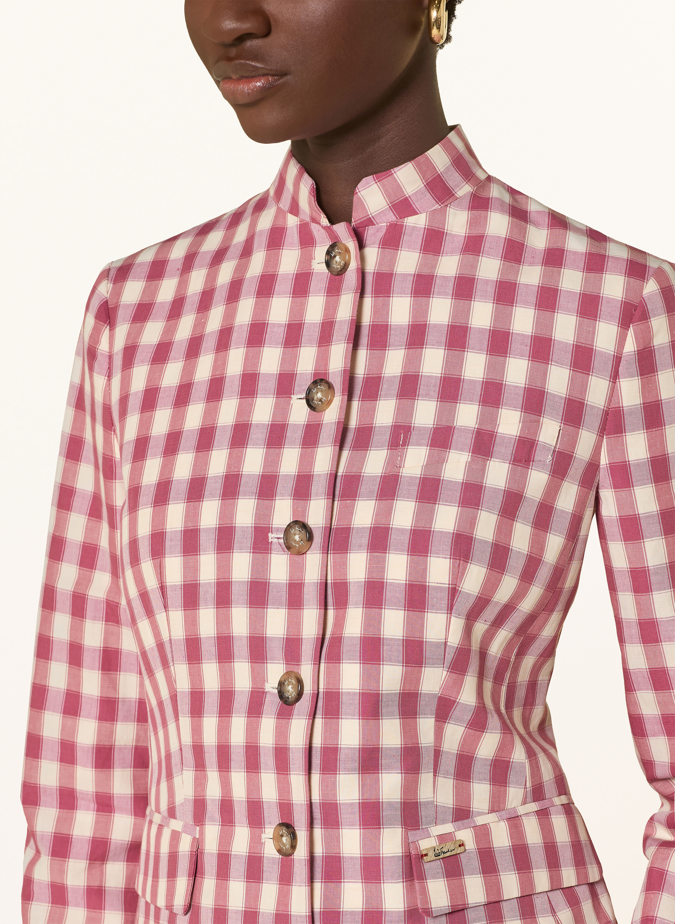 Thumbnail - Luis Trenker Blazer Luranda Mit Leinen rot