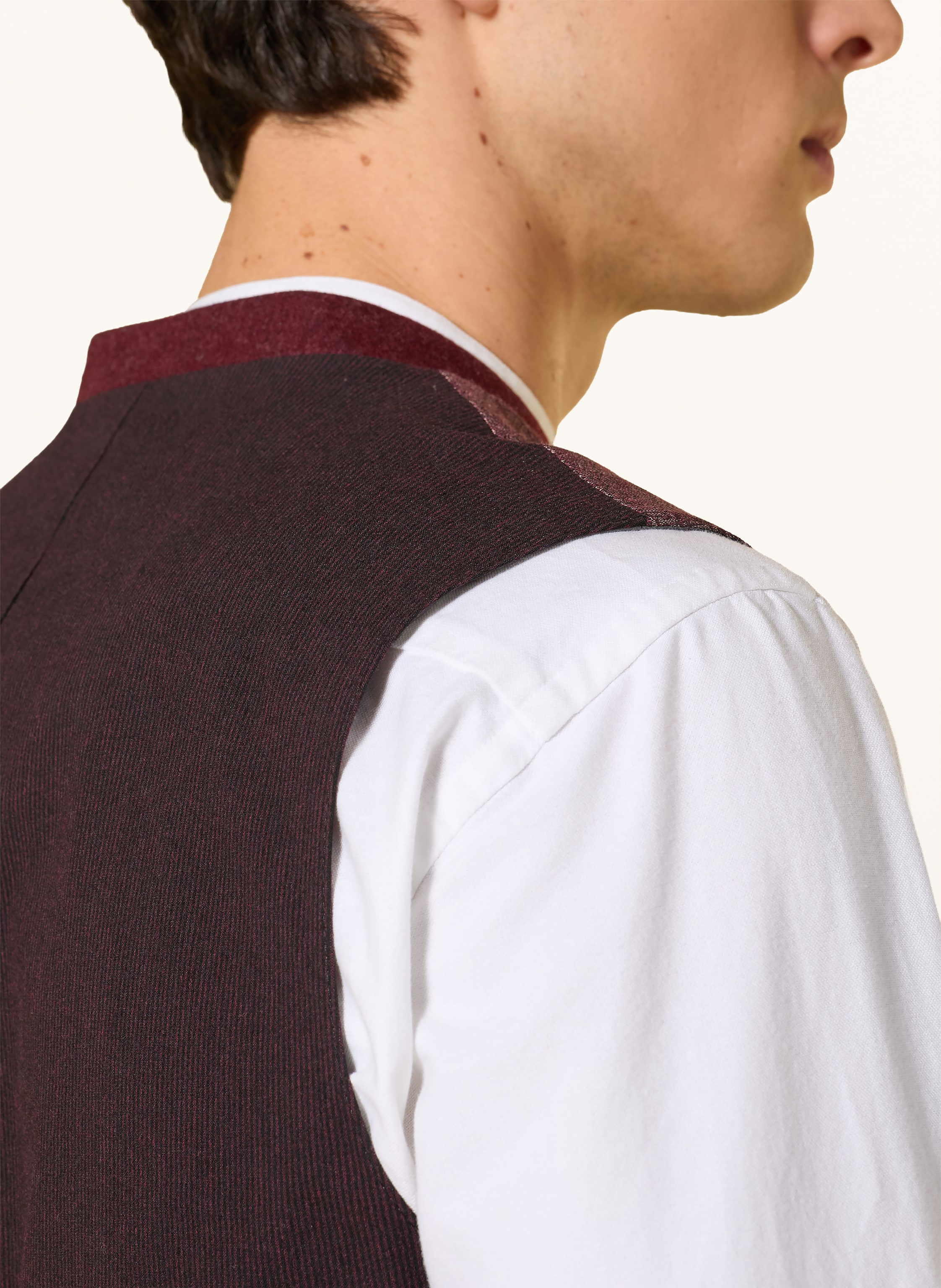 Thumbnail - Hammerschmid Trachtenweste Norbert Slim Fit rot