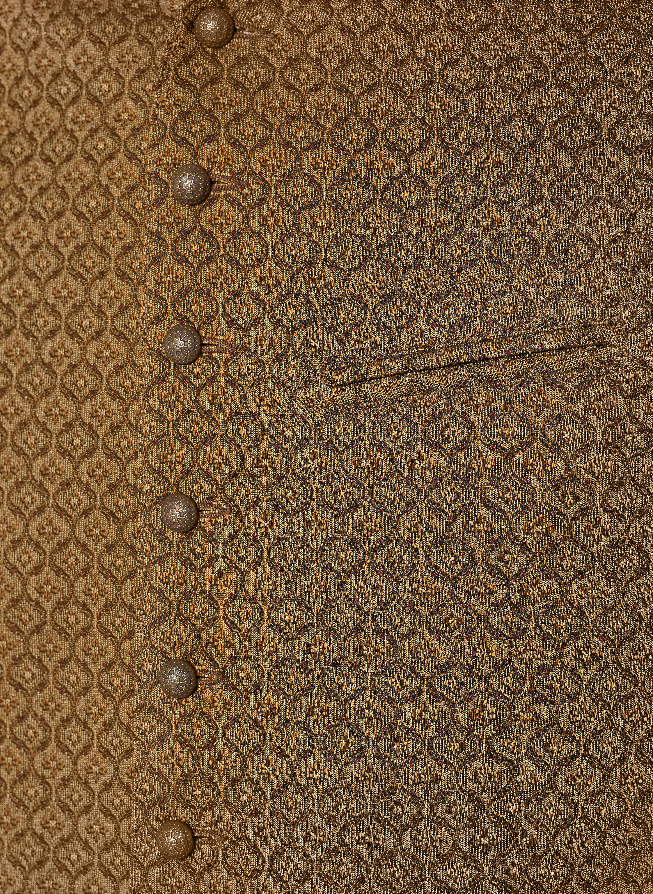 Thumbnail - Hammerschmid Trachtenweste Xaver Slim Fit gelb