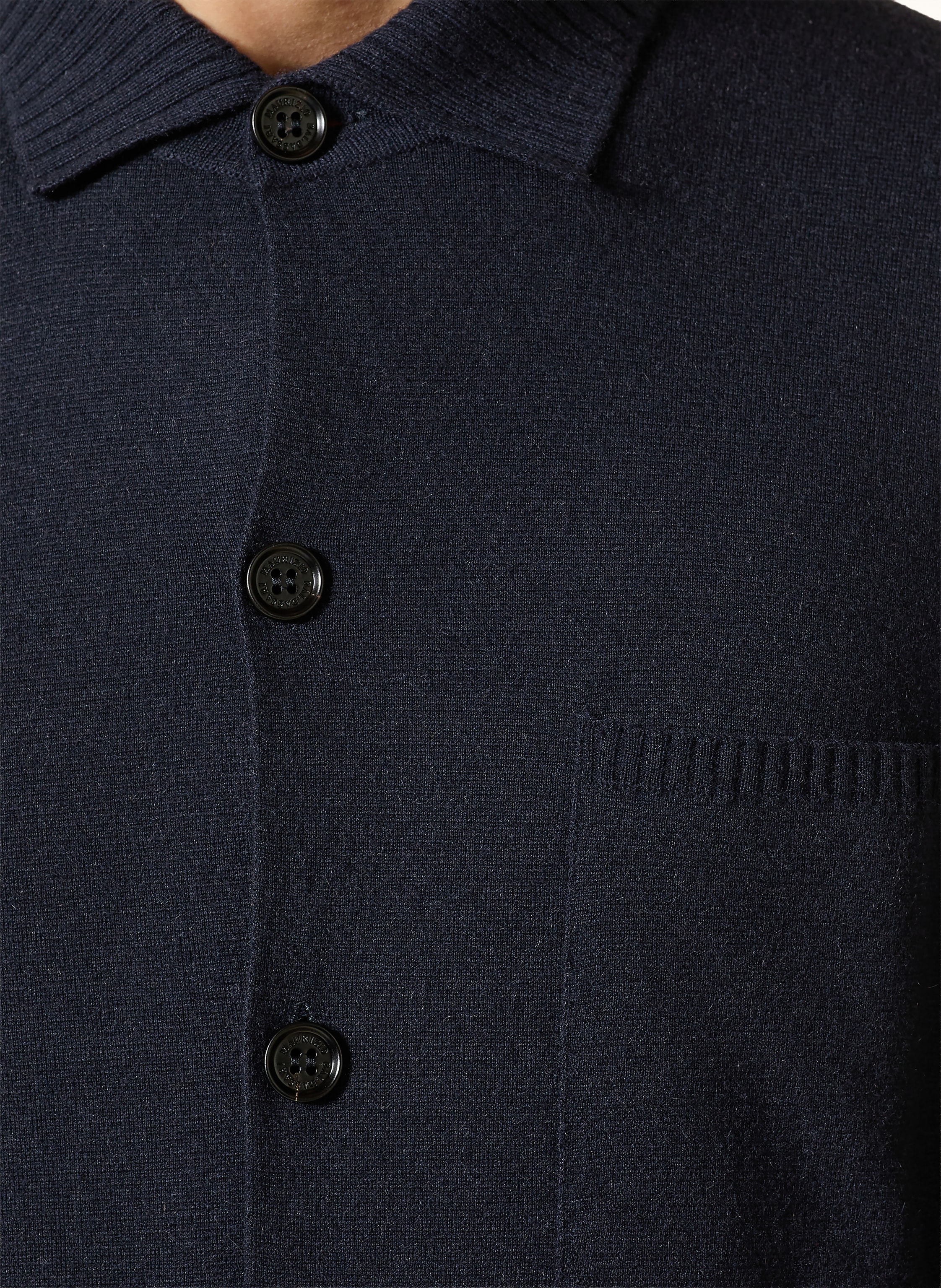 Thumbnail - Maurizio Baldassari Strickjacke Aus Cashmere blau