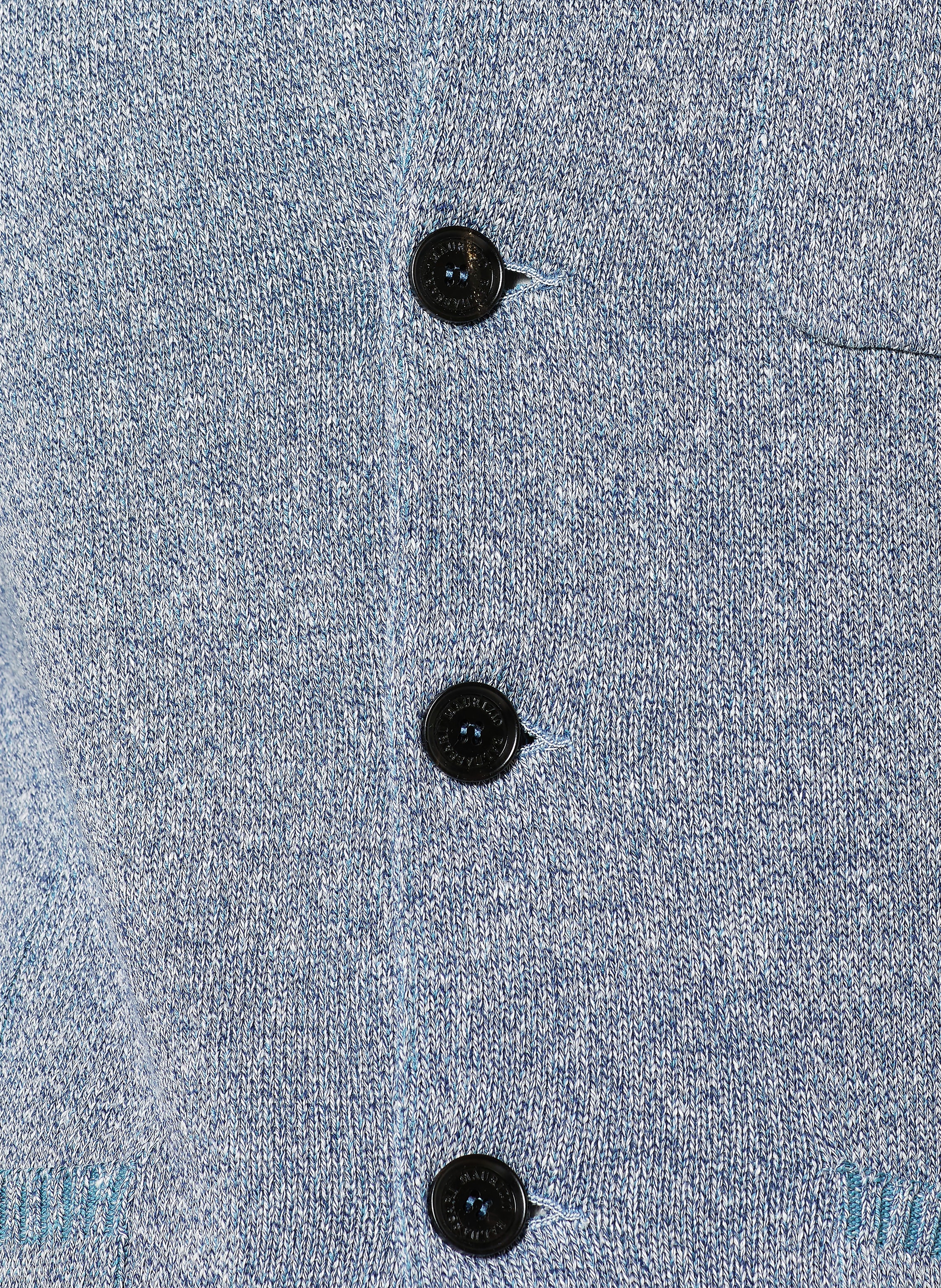 Thumbnail - Maurizio Baldassari Strick-Overjacket Vanise Mit Leinen blau