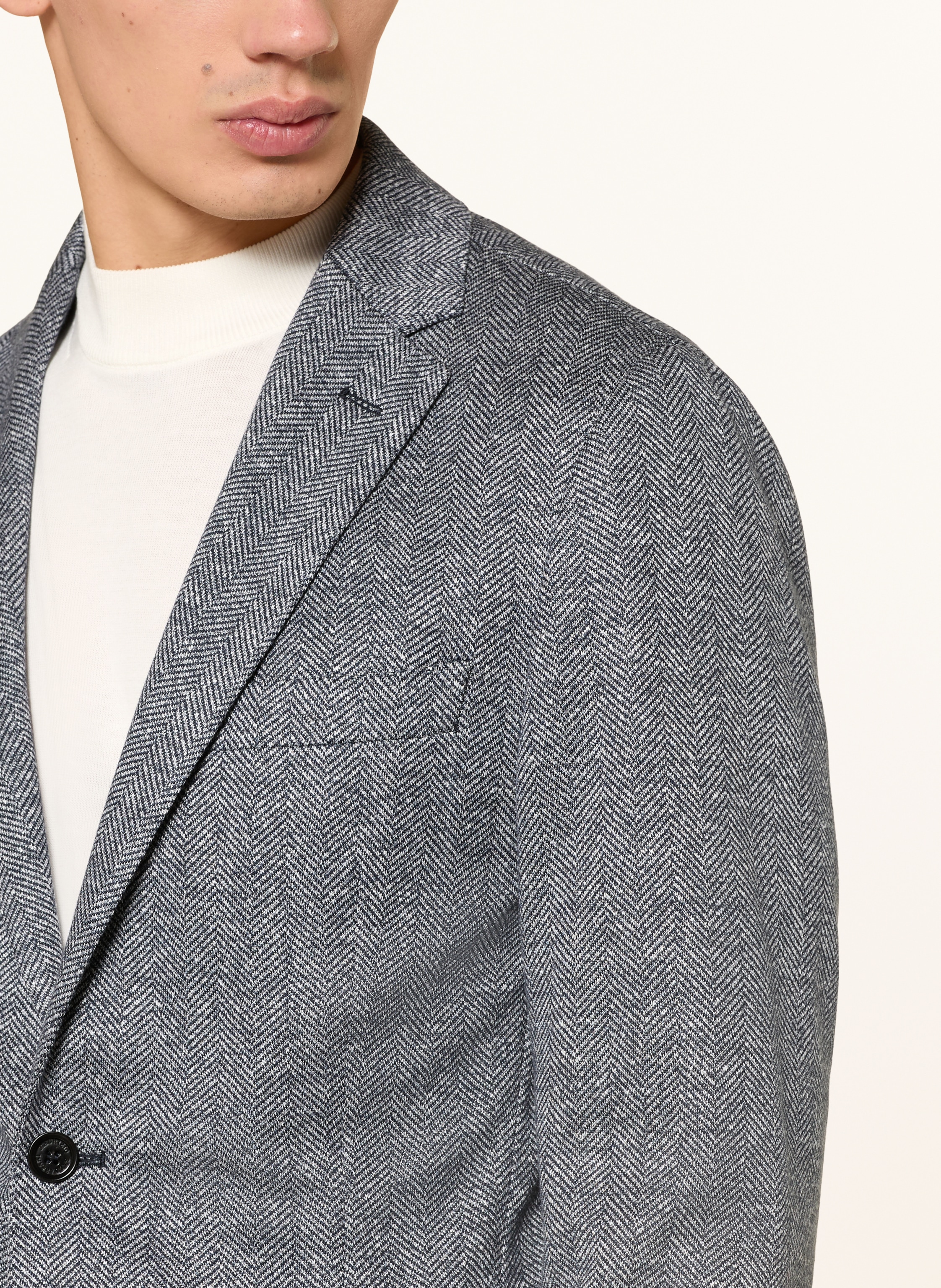 Thumbnail - Maurizio  Baldassari Jerseysakko Regular Fit blau