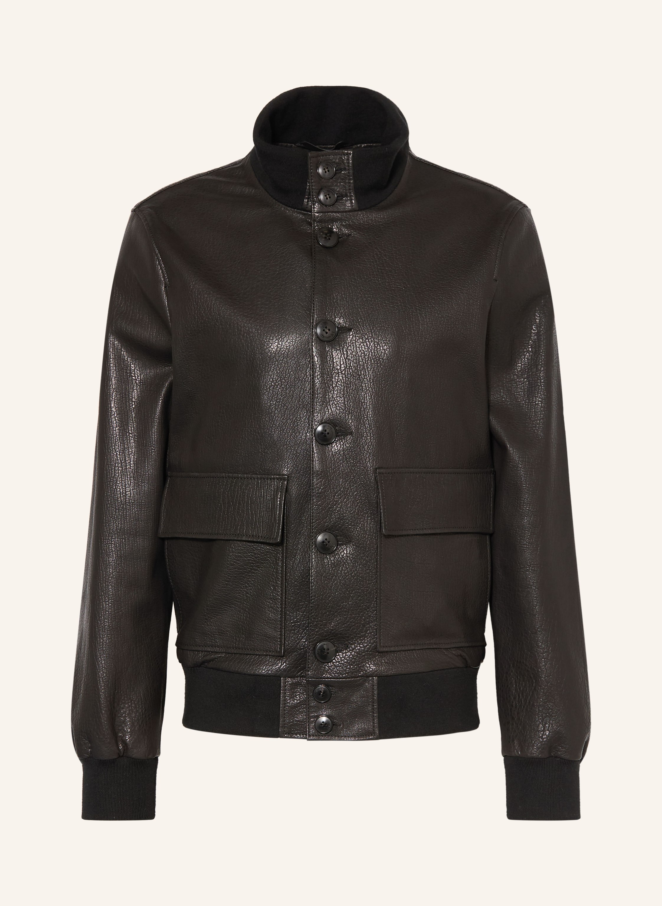 Manzoni 24 Lederblouson schwarz