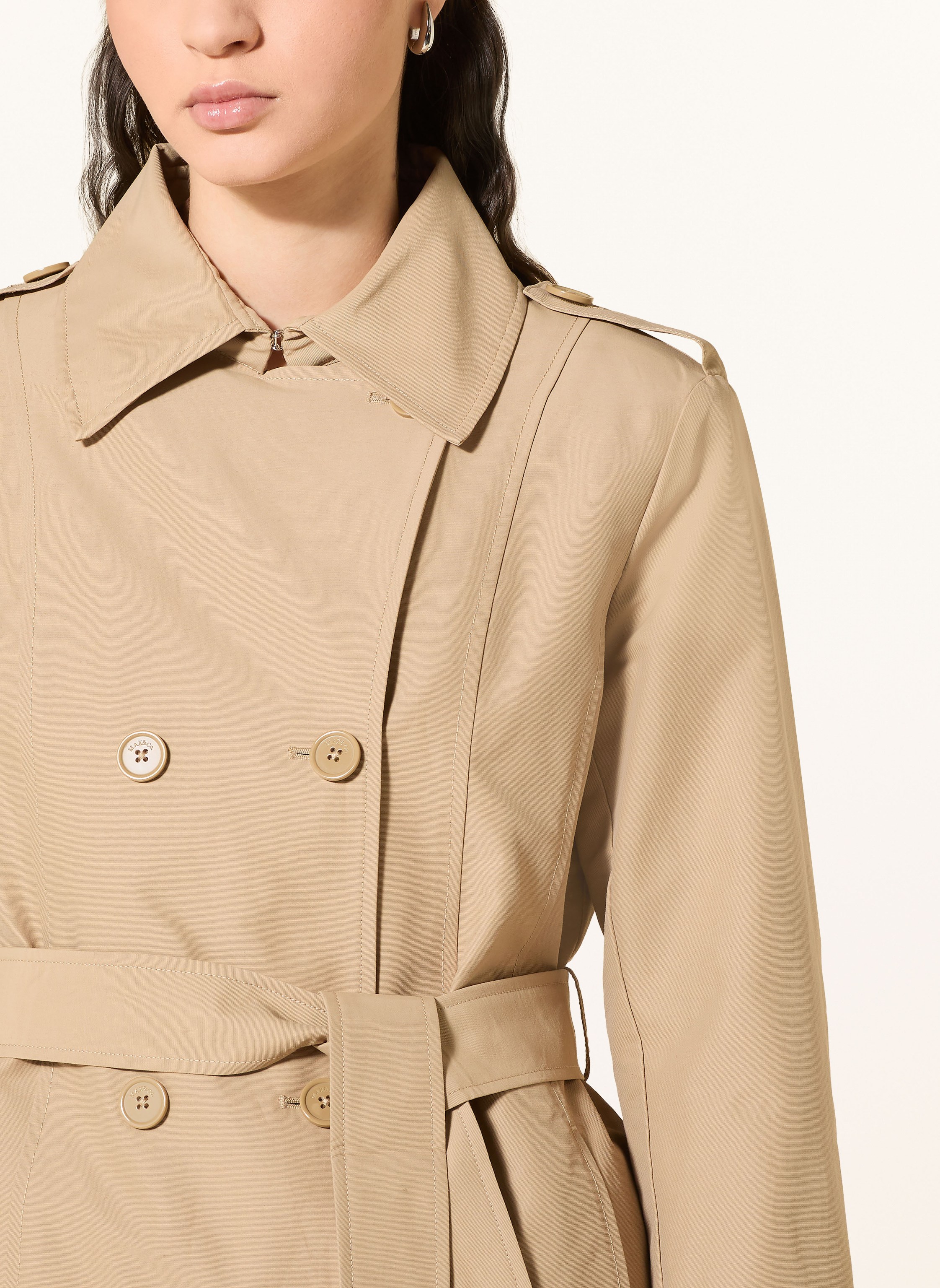 Thumbnail - Max & Co. Trenchcoat Milo beige