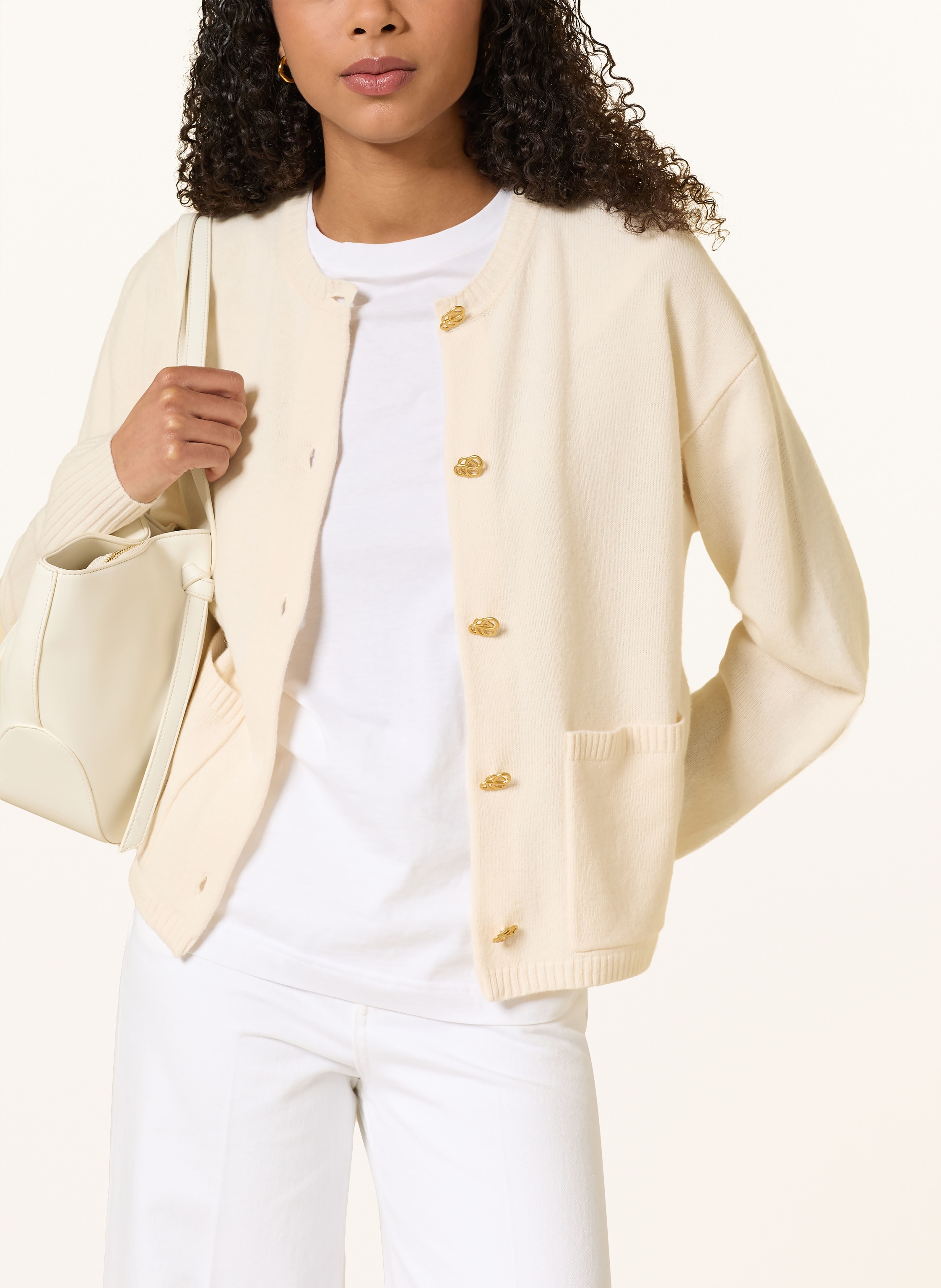 Thumbnail - By Malene Birger Strickjacke Veronika beige