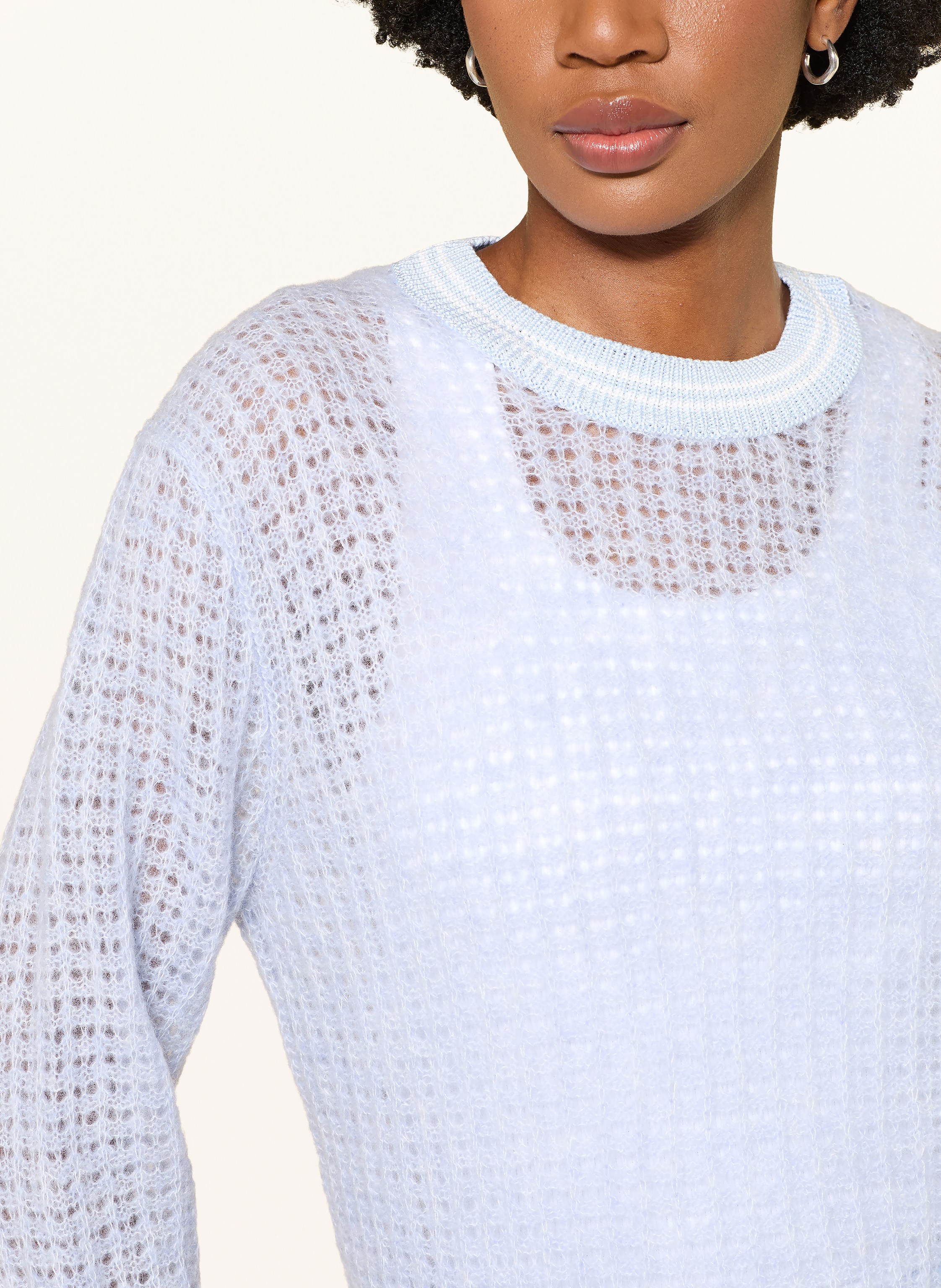 Thumbnail - Dorothee Schumacher Pullover Airy Softness Mit Alpaka lila