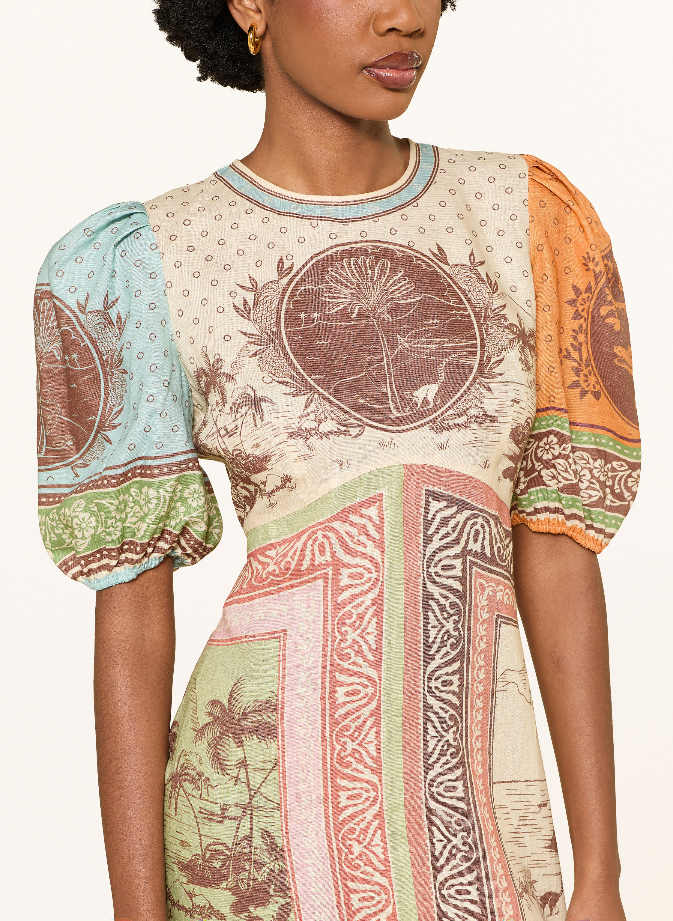 Thumbnail - Alémais Leinenkleid Alberta rosa