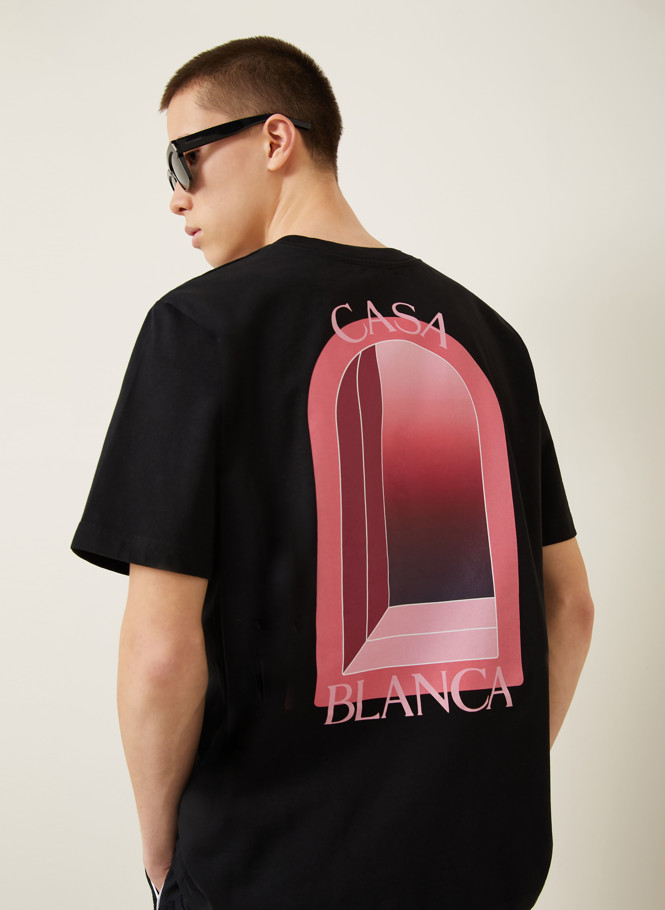 Thumbnail - Casablanca T-Shirt Arches schwarz