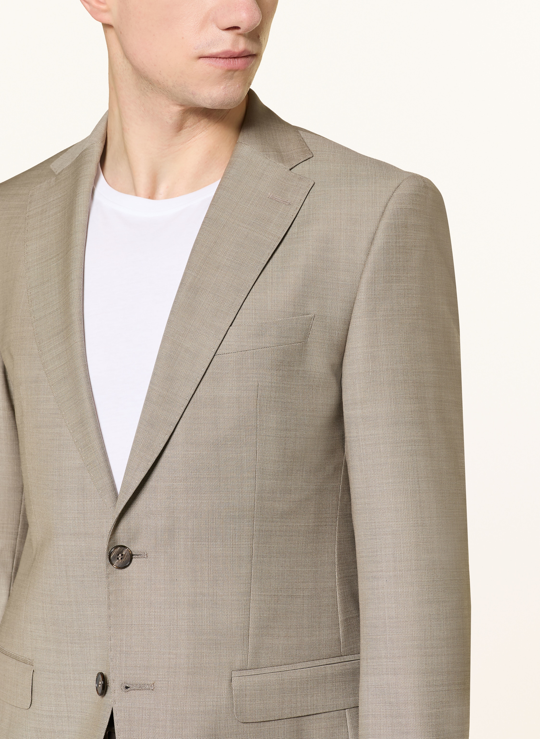 Thumbnail - Digel Move Anzugsakko Alesso Slim Fit beige