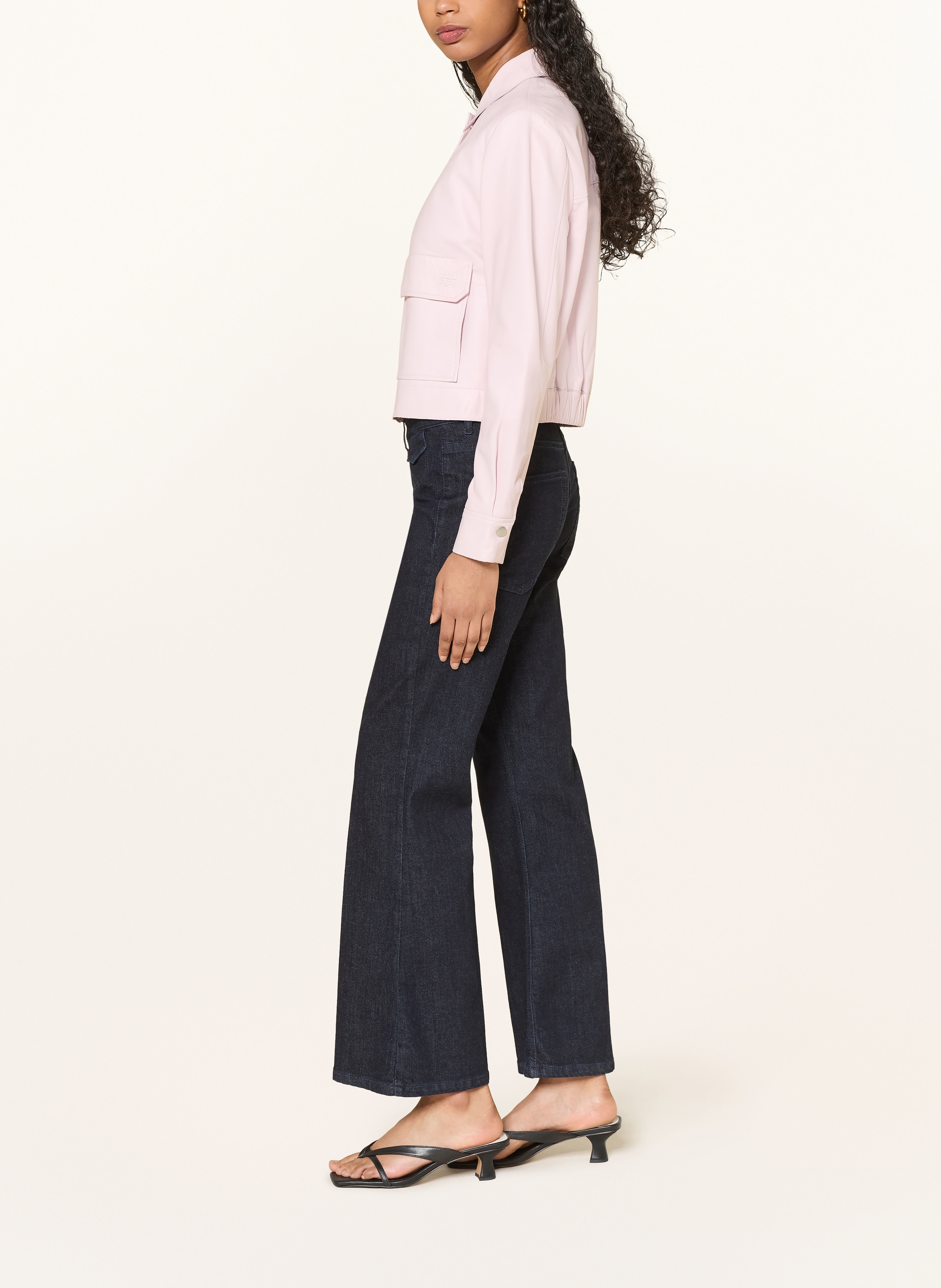 Thumbnail - Cambio Bootcut Jeans Fabienne blau