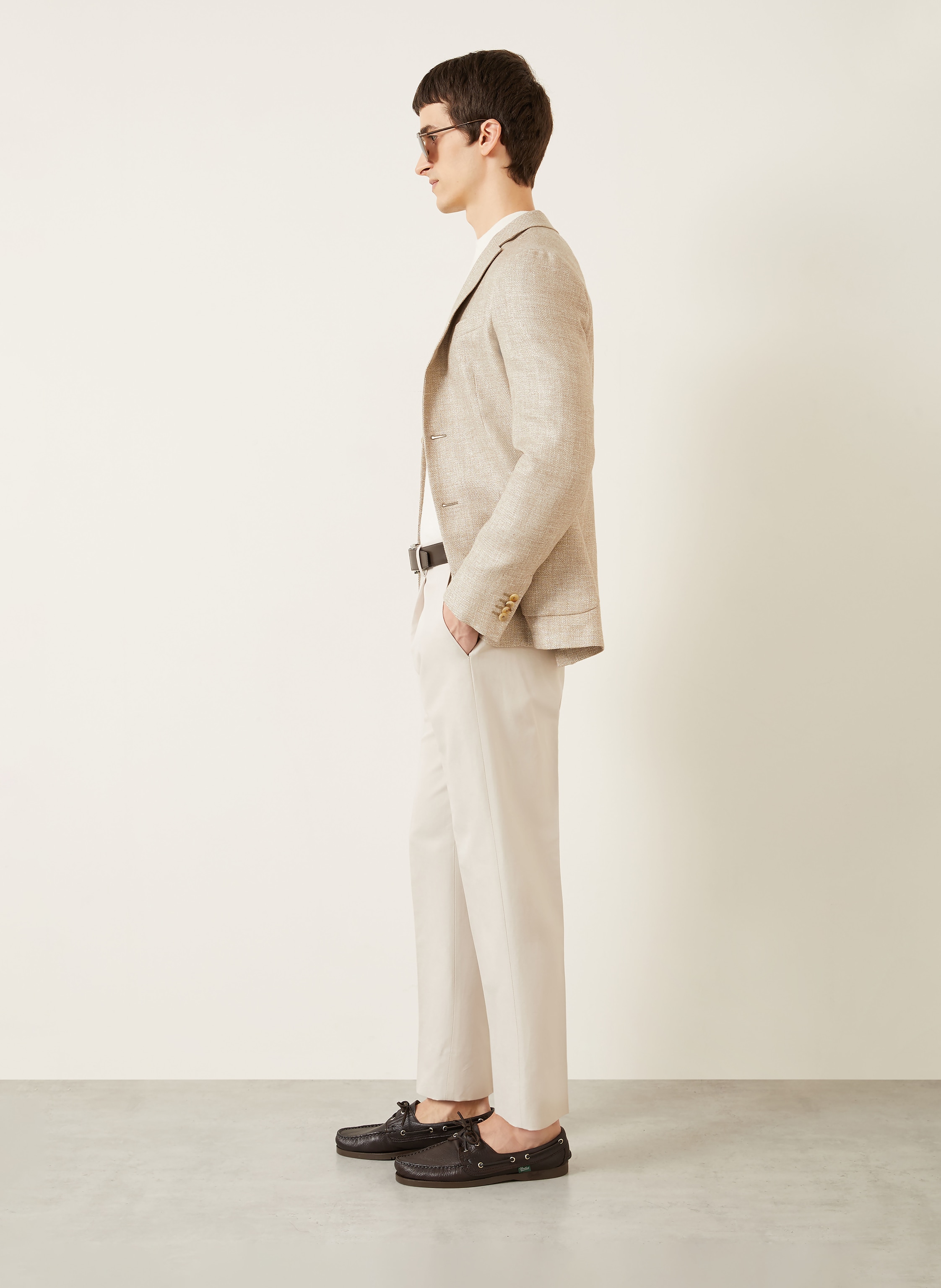 Thumbnail - Zegna Hose Pleated Fit beige